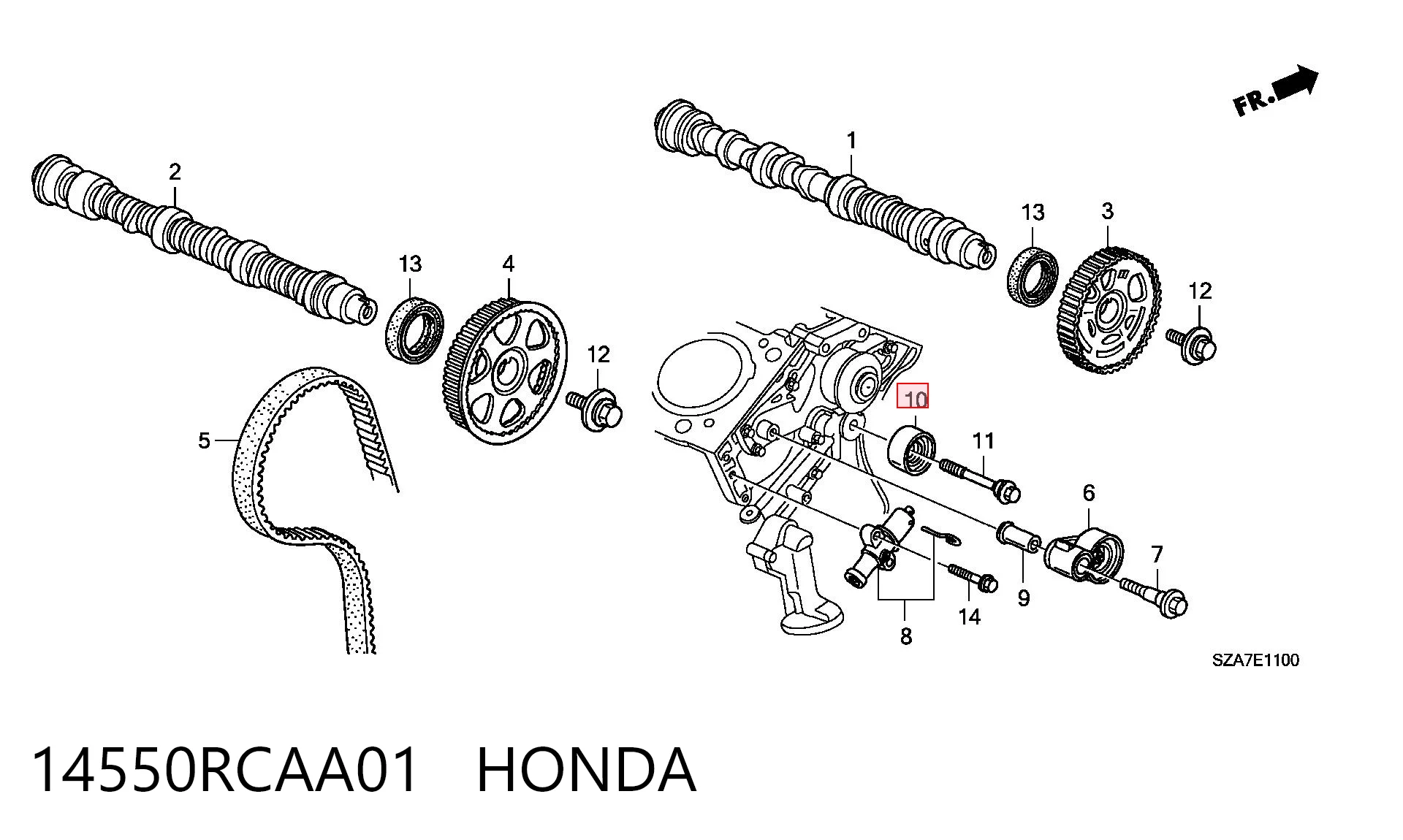 14550RCAA01 Honda