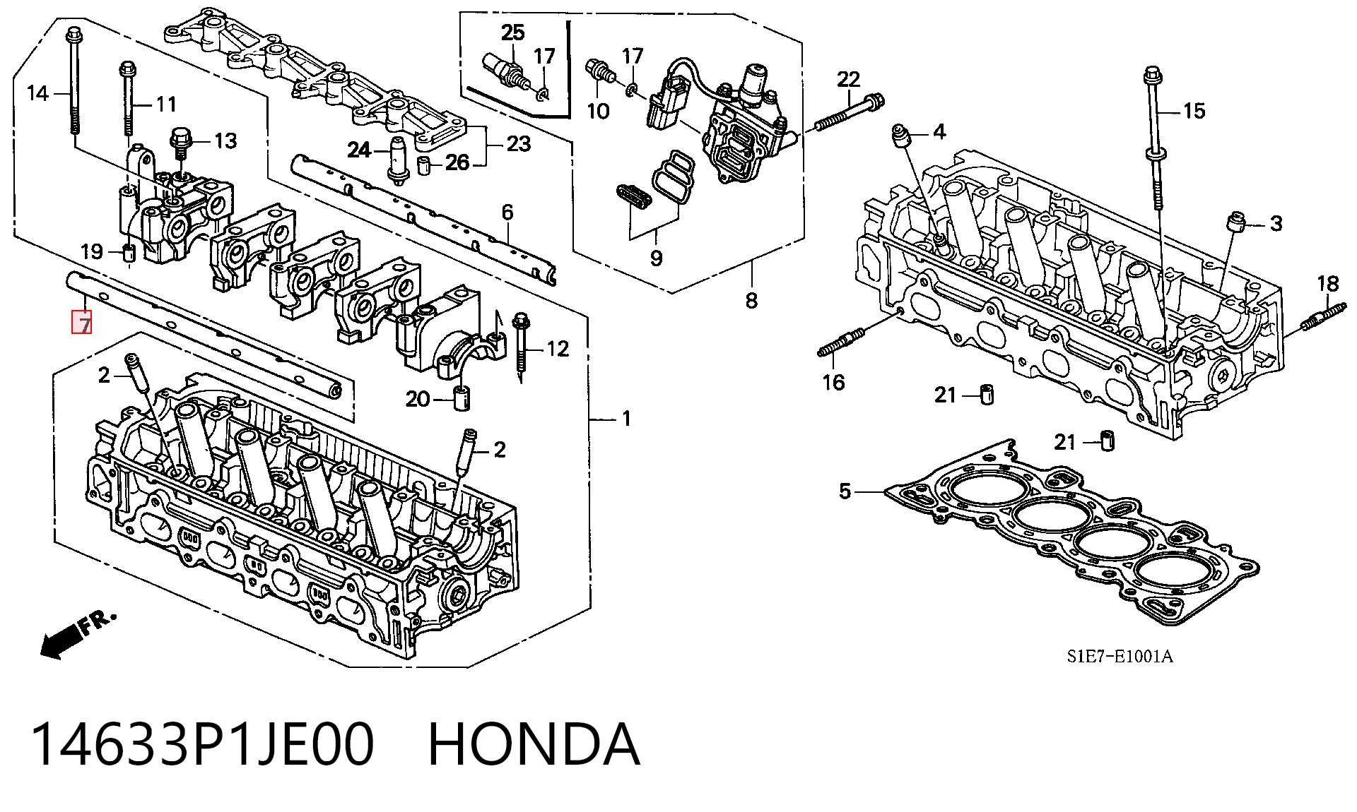 14633P1JE00 Honda