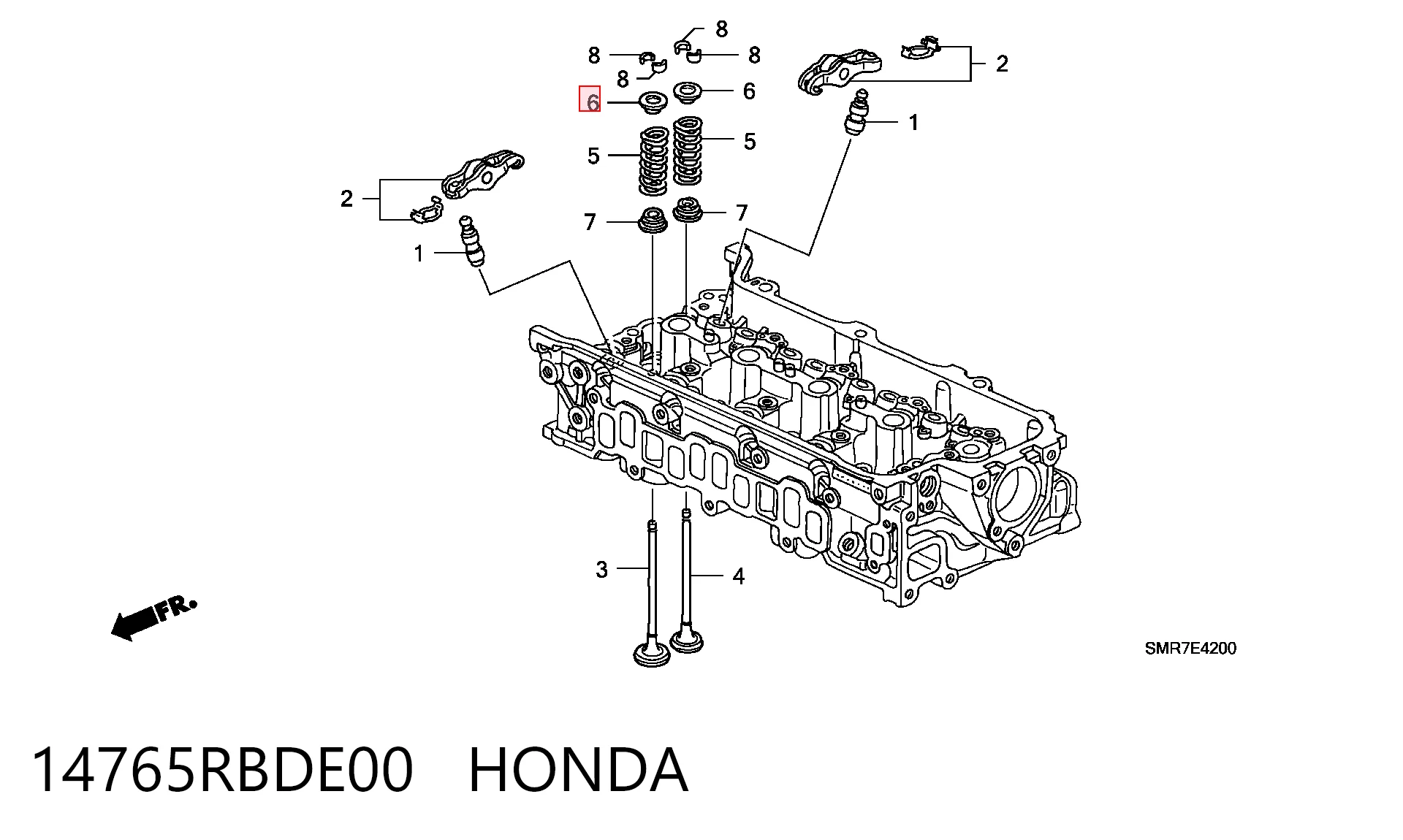14765RBDE00 Honda