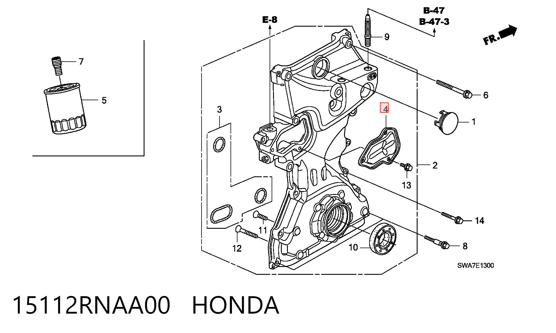 15112RNAA00 Honda