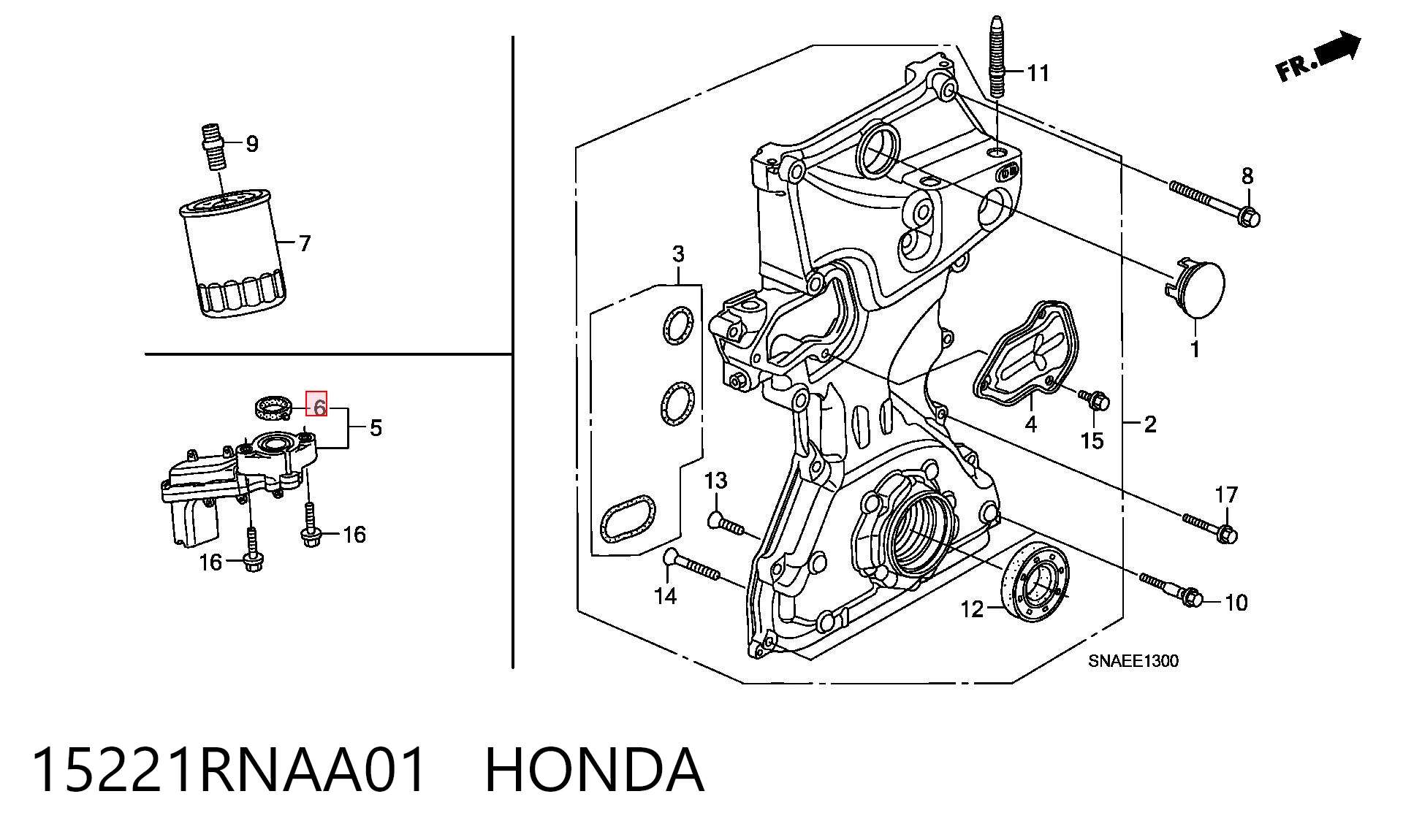 15221RNAA01 Honda