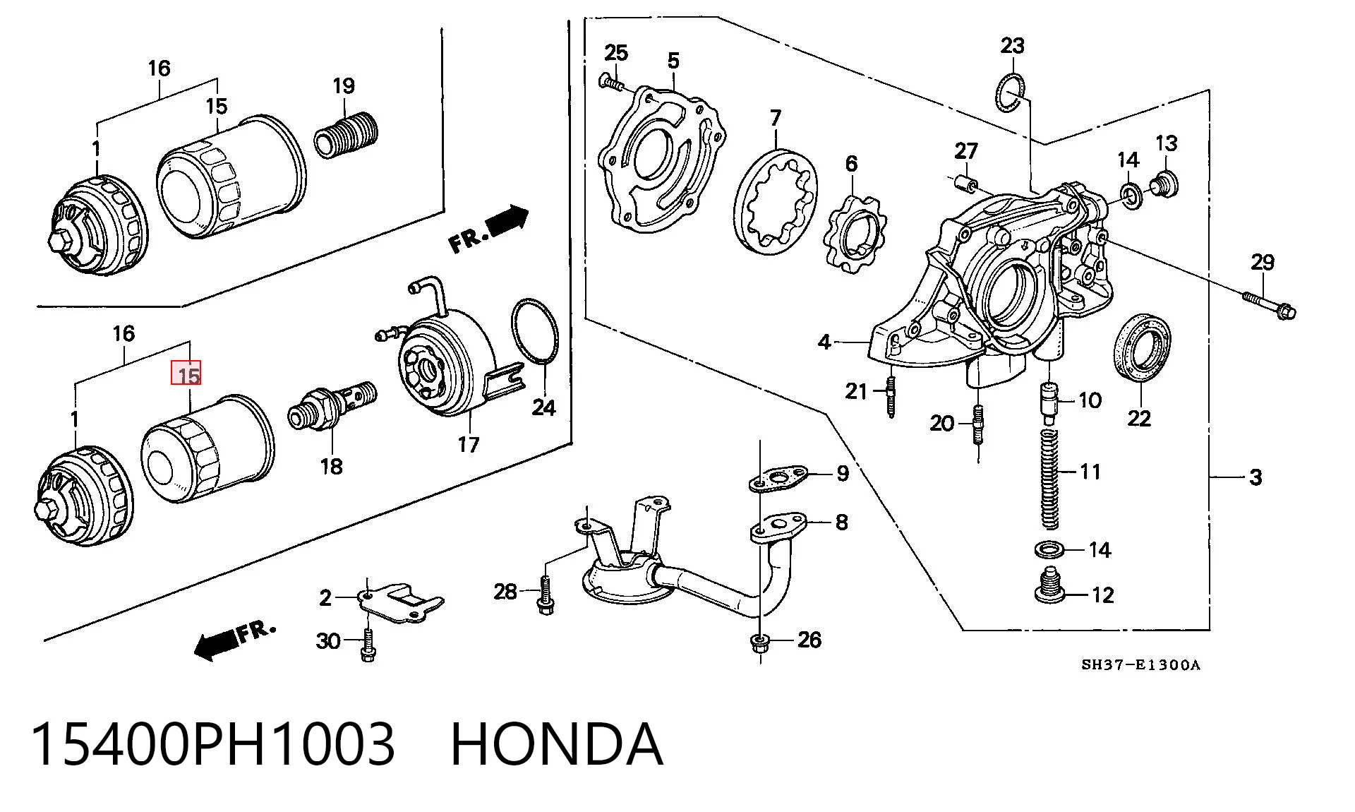 15400PH1003 Honda