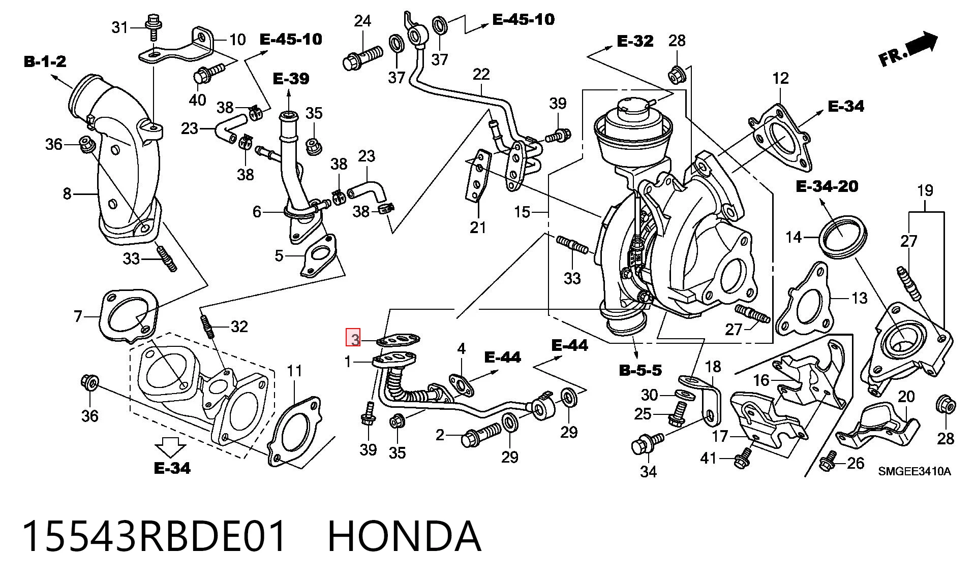 15543RBDE01 Honda