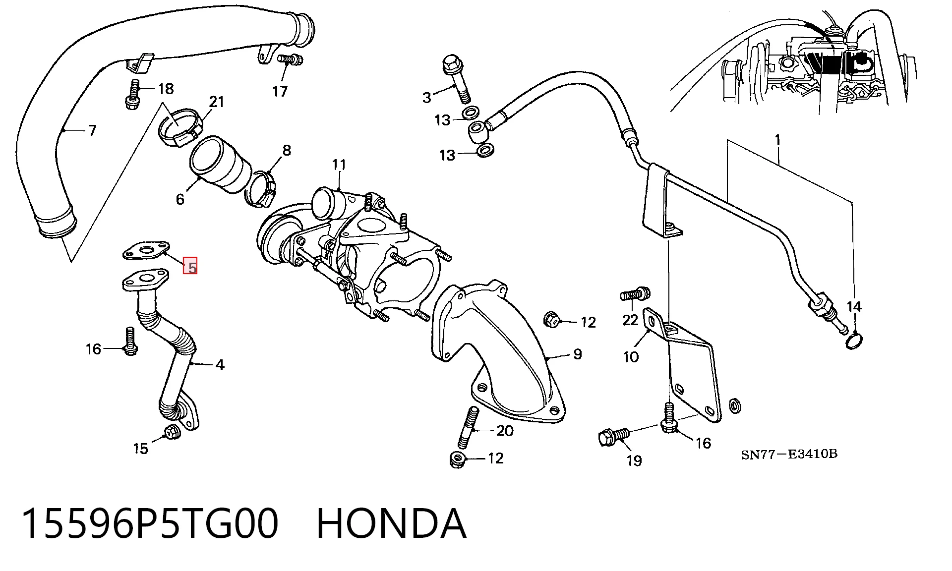 15596P5TG00 Honda
