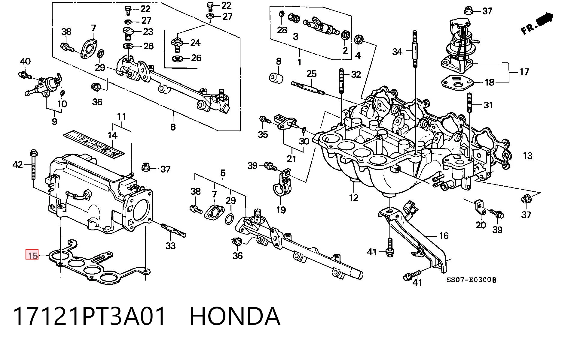 17121PT3A01 Honda
