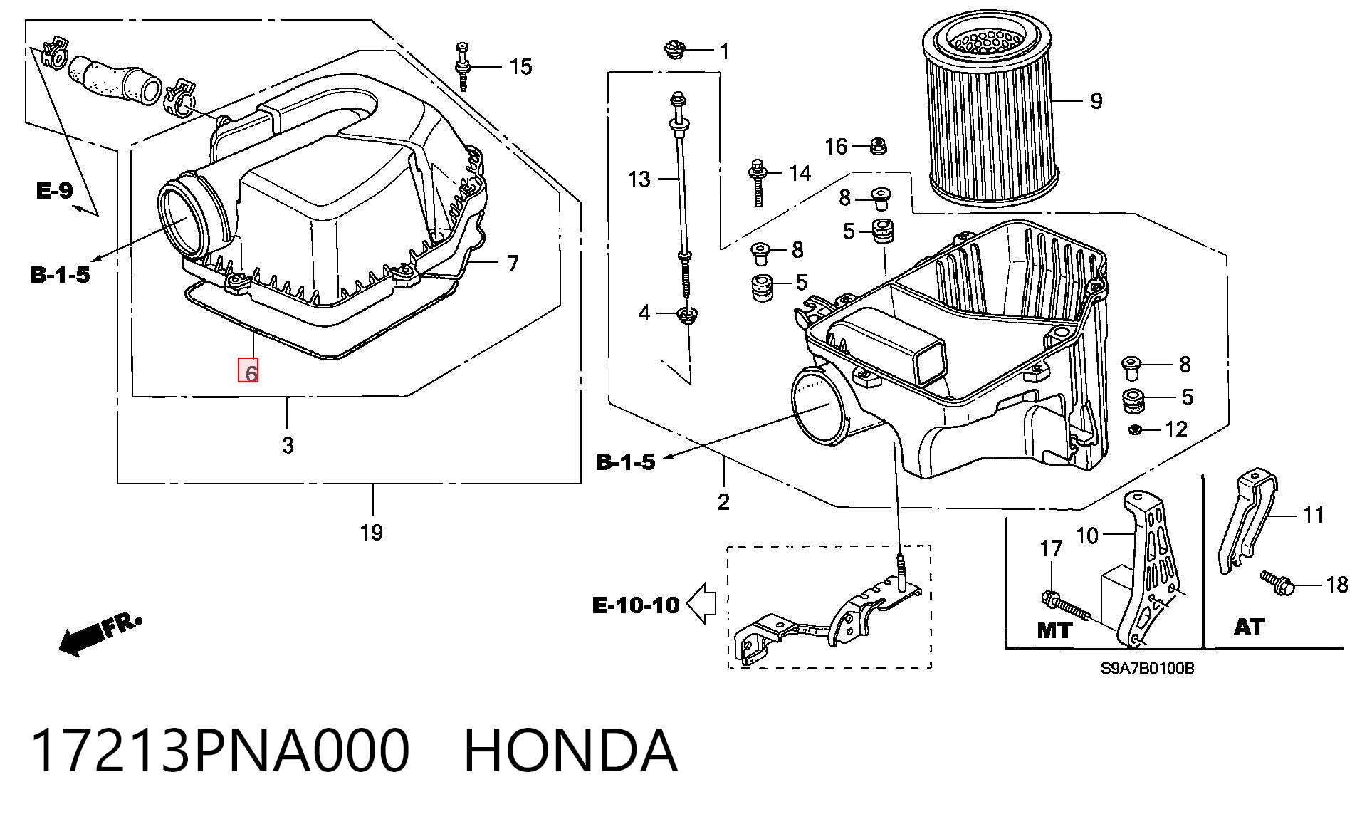 17213PNA000 Honda