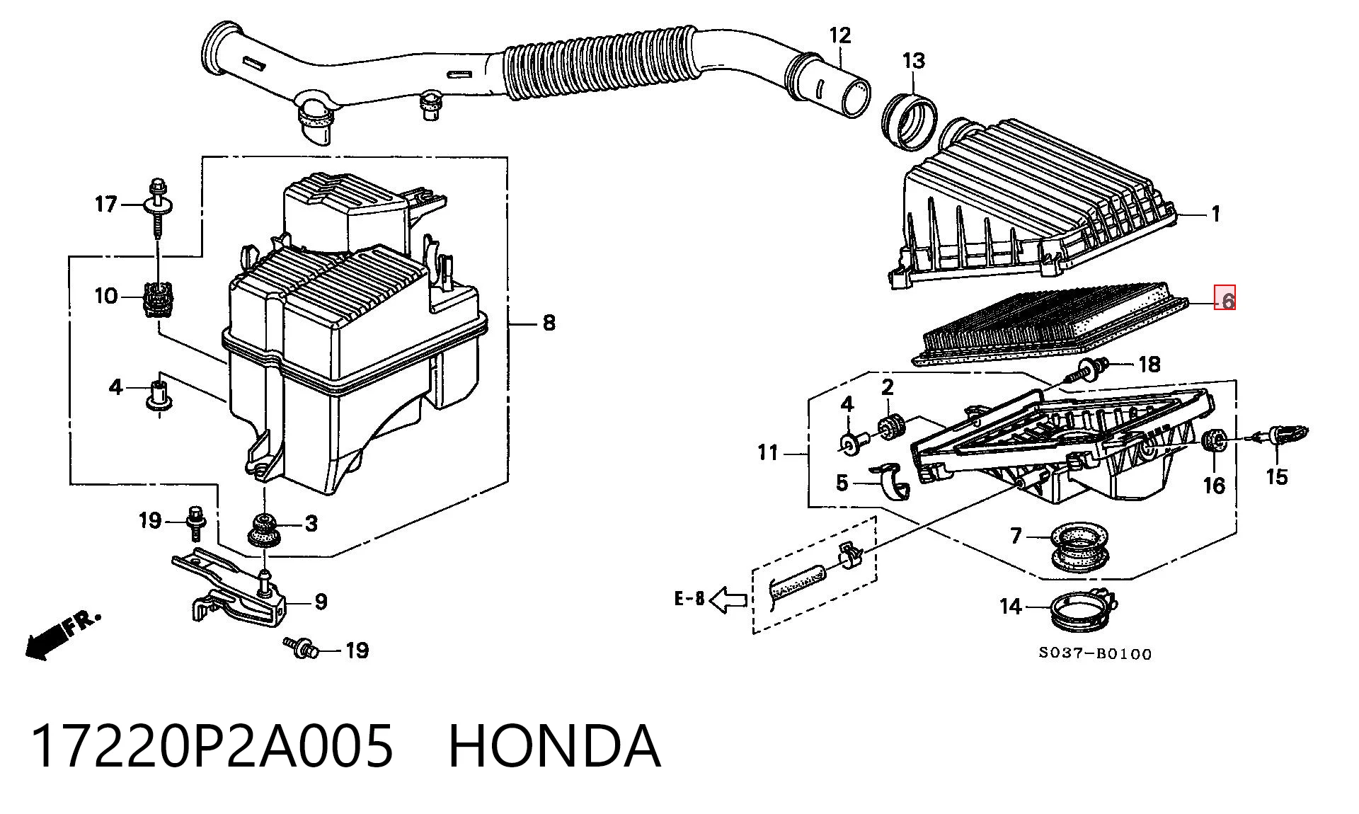 17220P2A005 Honda