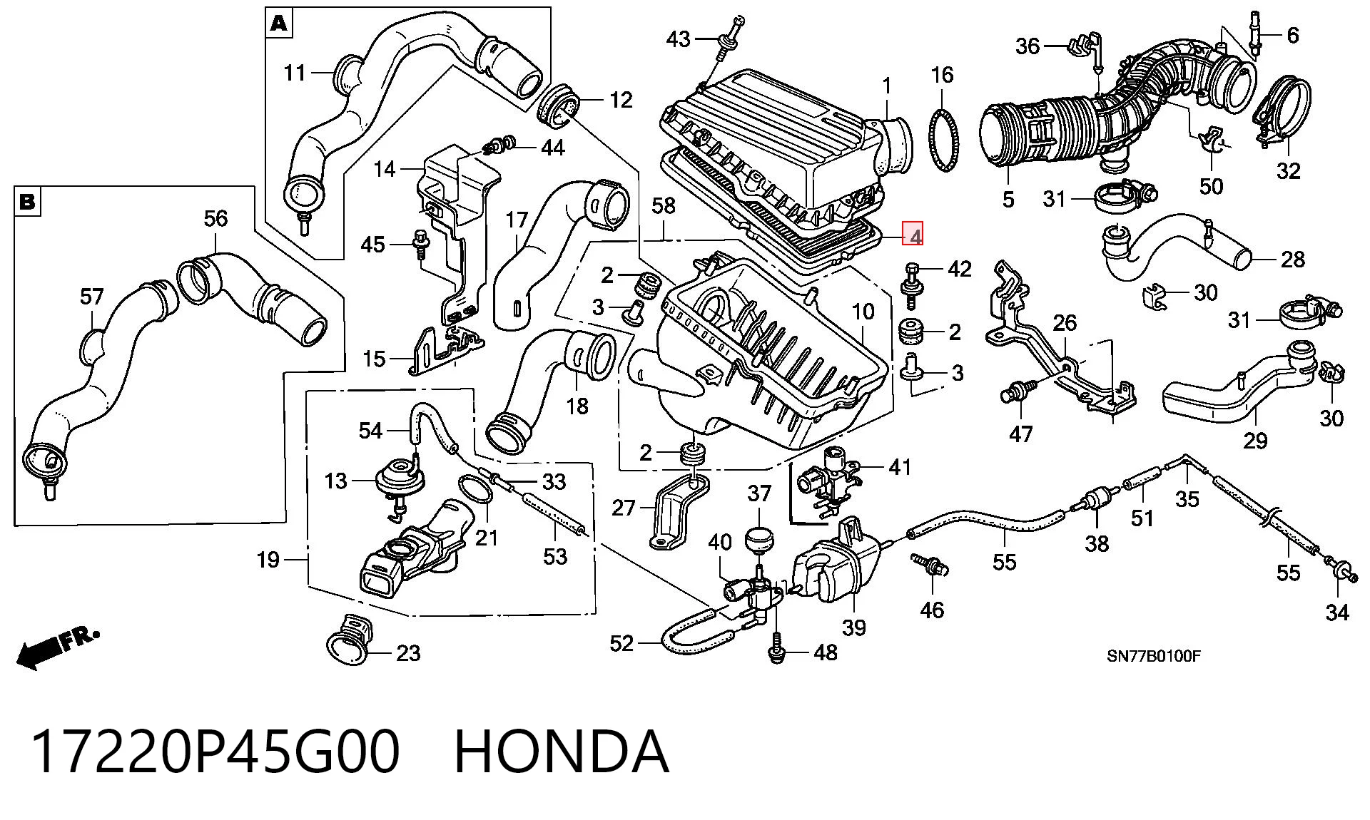  para Honda Accord V (CC7)
