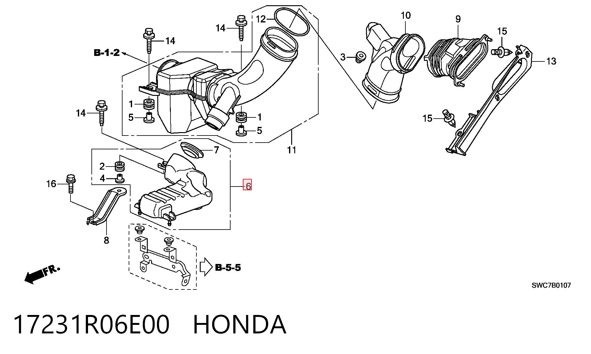 17231R06E00 Honda