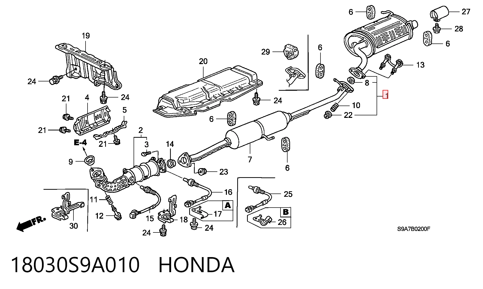 18030S9A010 Honda