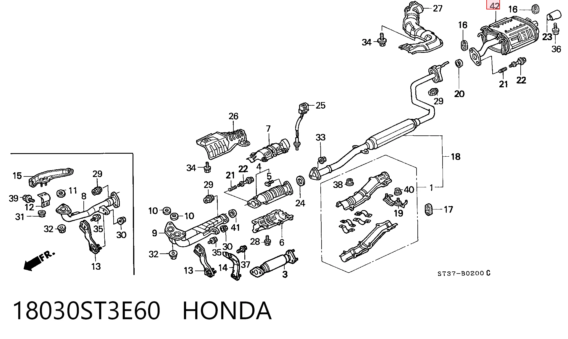 18030ST3E60 Honda