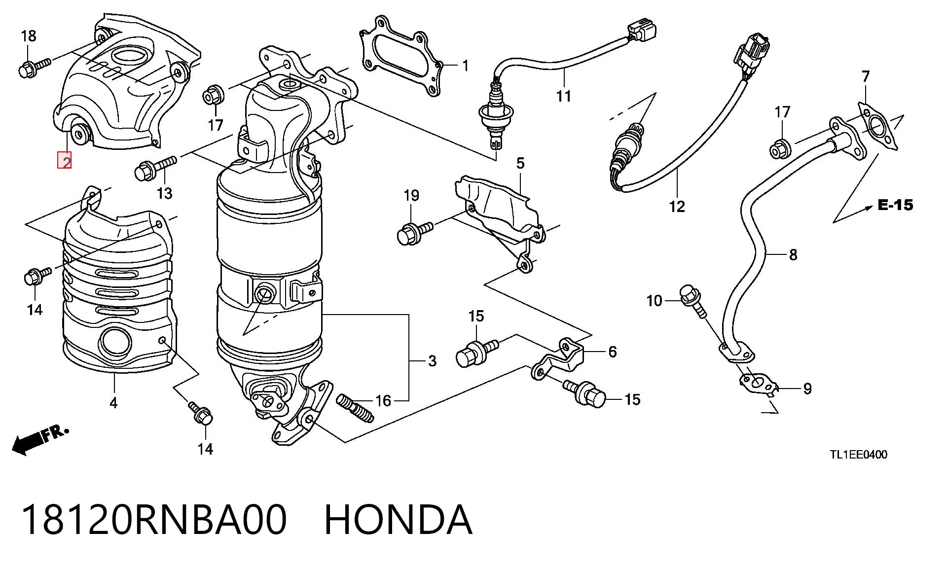 18120RNBA00 Honda