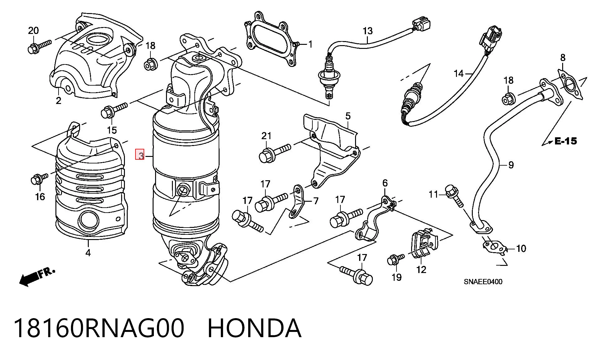 18160RNAG00 Honda