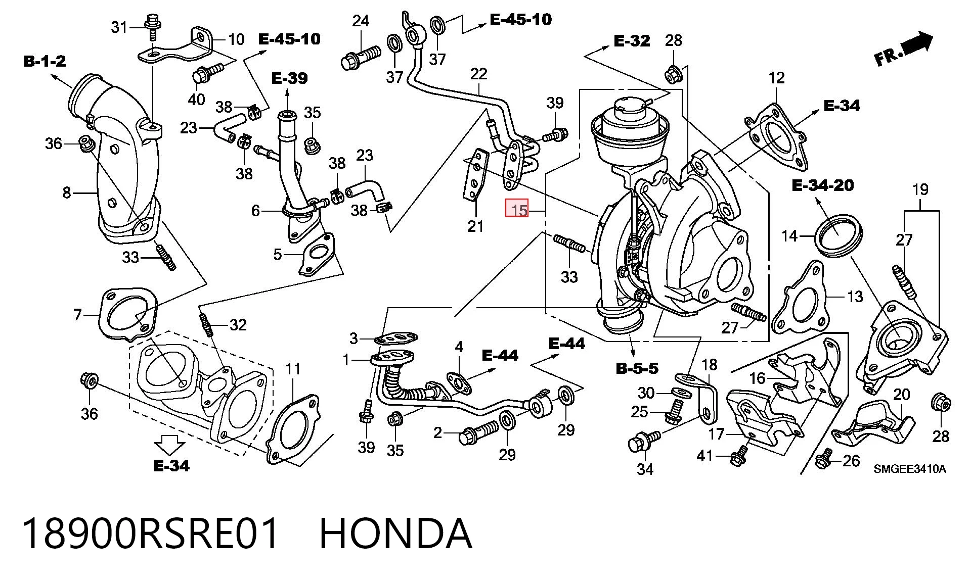 Turbina para Honda Civic VIII FK, FN