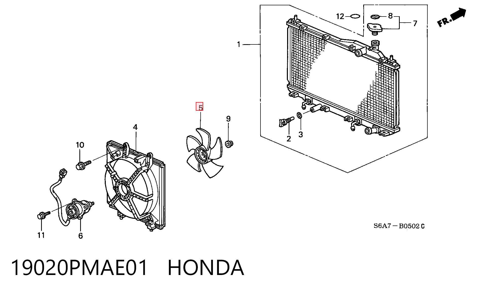 19020PMAE01 Honda