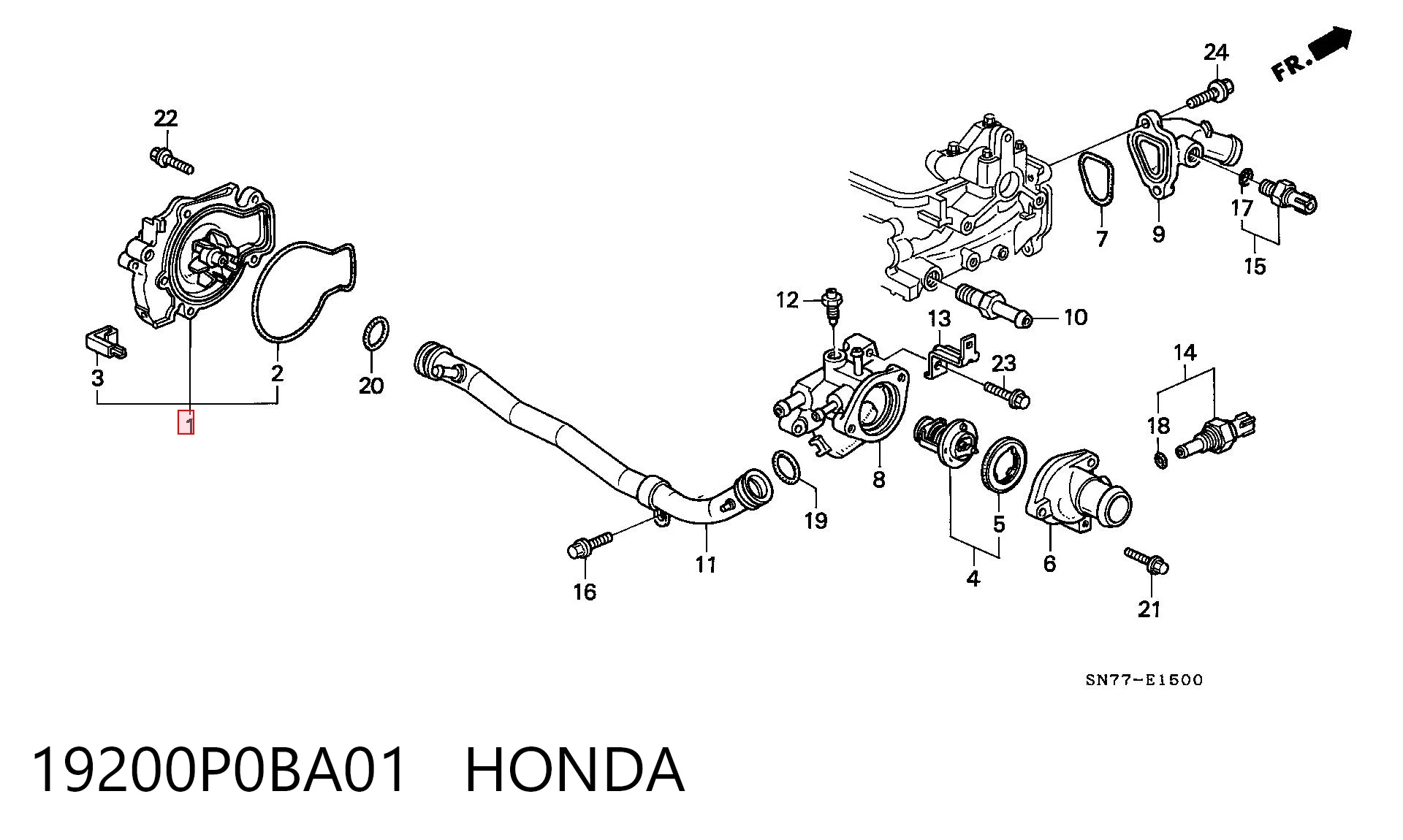  para Honda Accord IV (CB3, CB7)