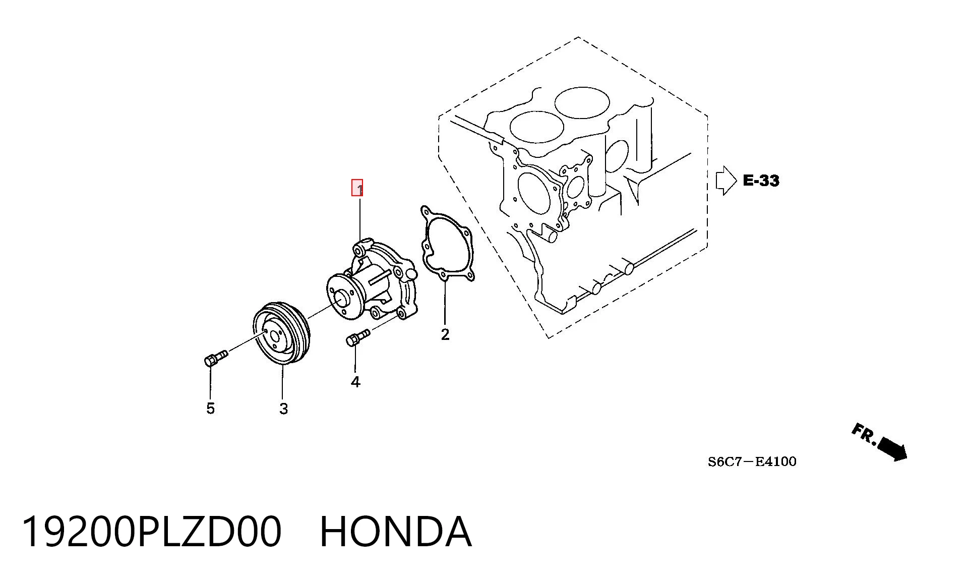 19200PLZD00 Honda