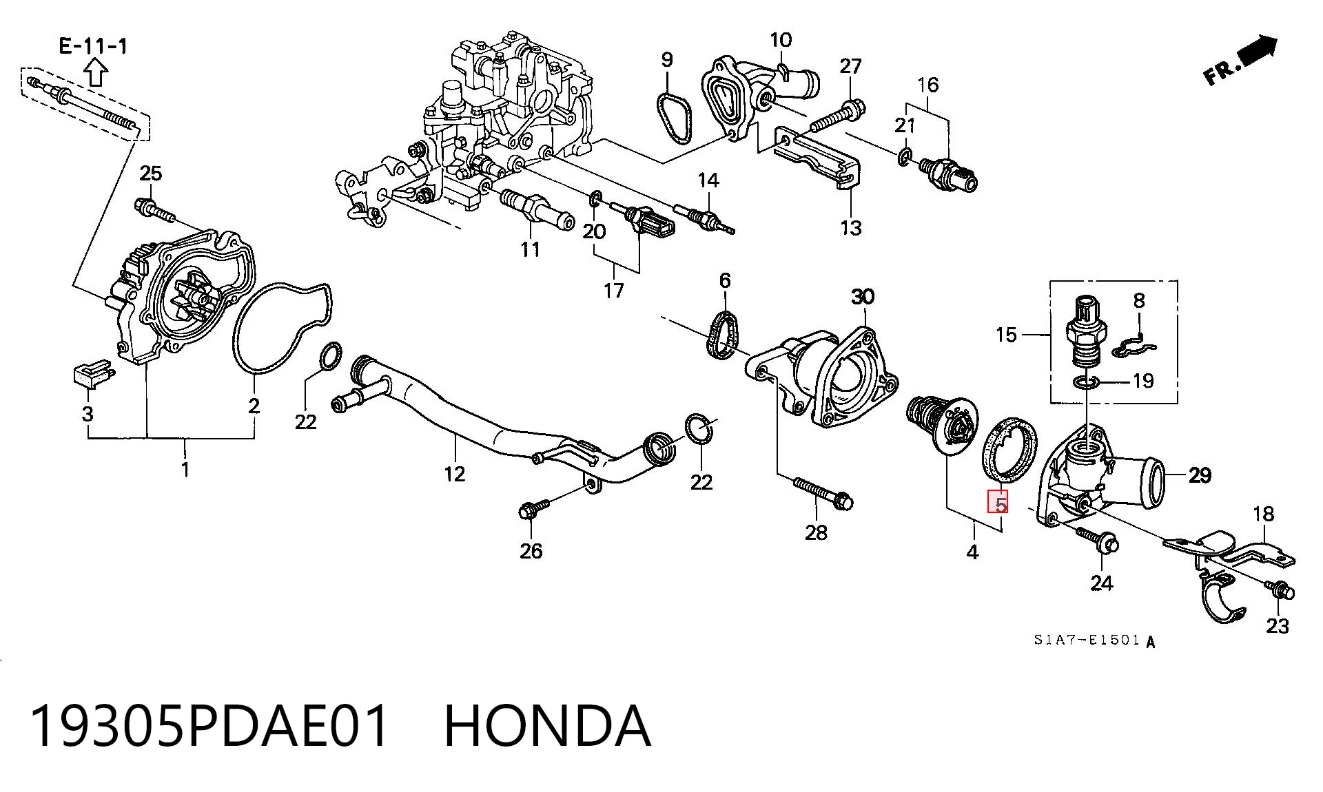 Vedante de termostato Ford Connect  TC7