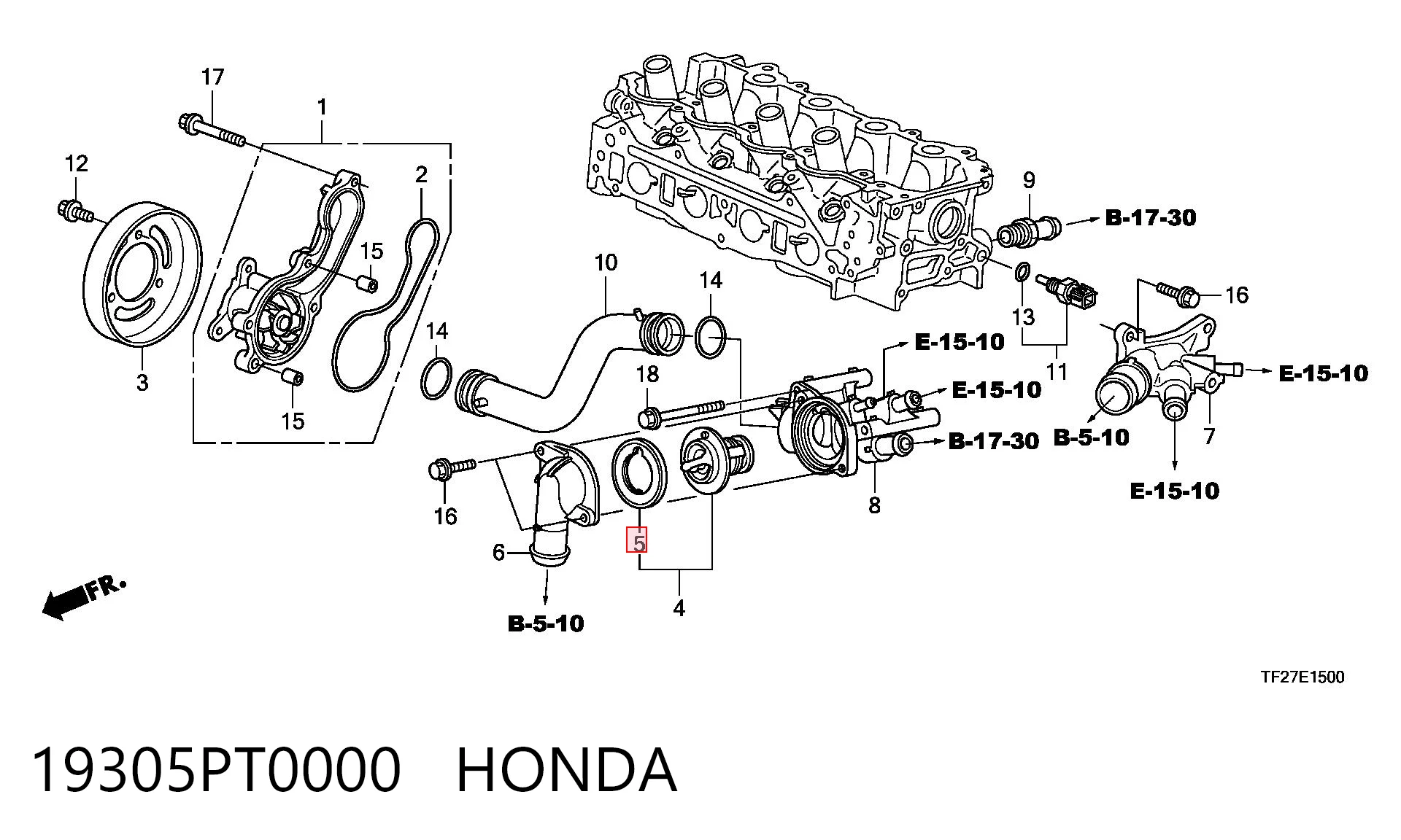 Vedante de termostato Honda Accord preço, a partir de 3,22 USD