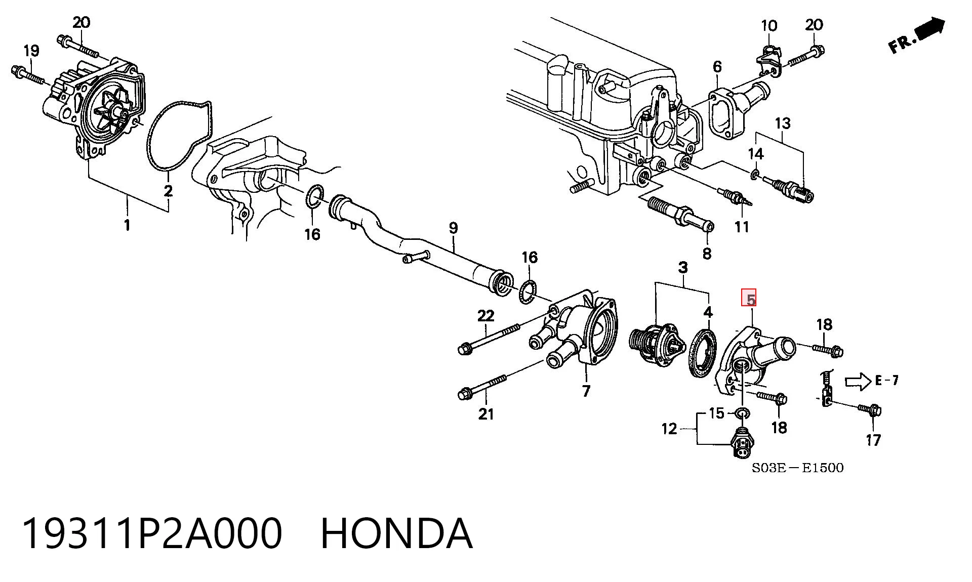 19311P2A000 Honda 