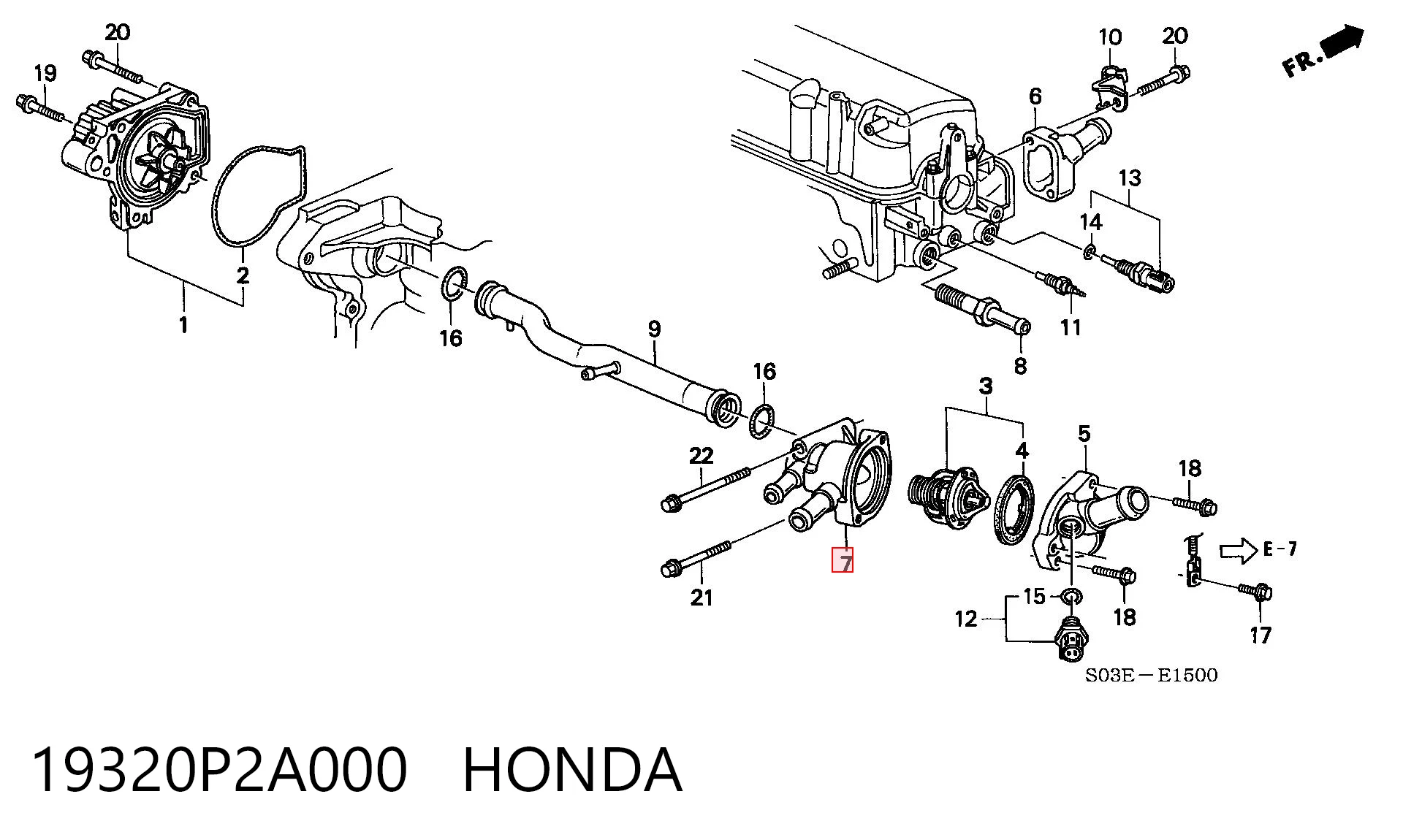 19320P2A000 Honda 