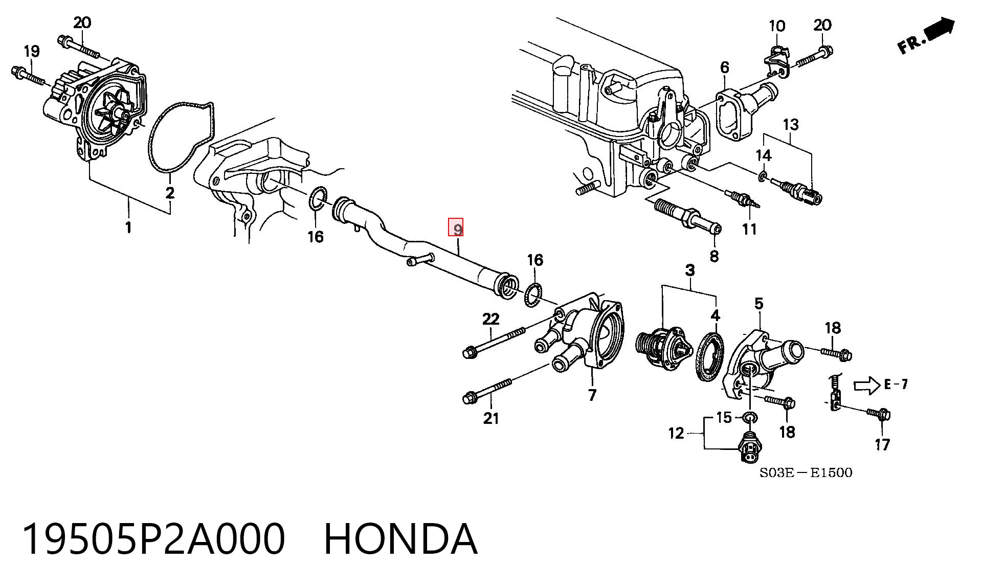 19505P2A000 Honda