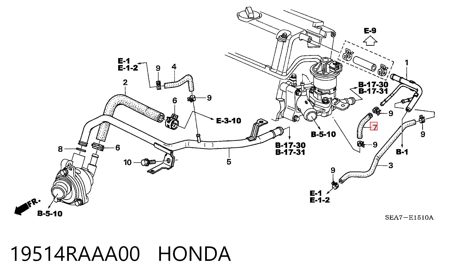 19514RAAA00 Honda