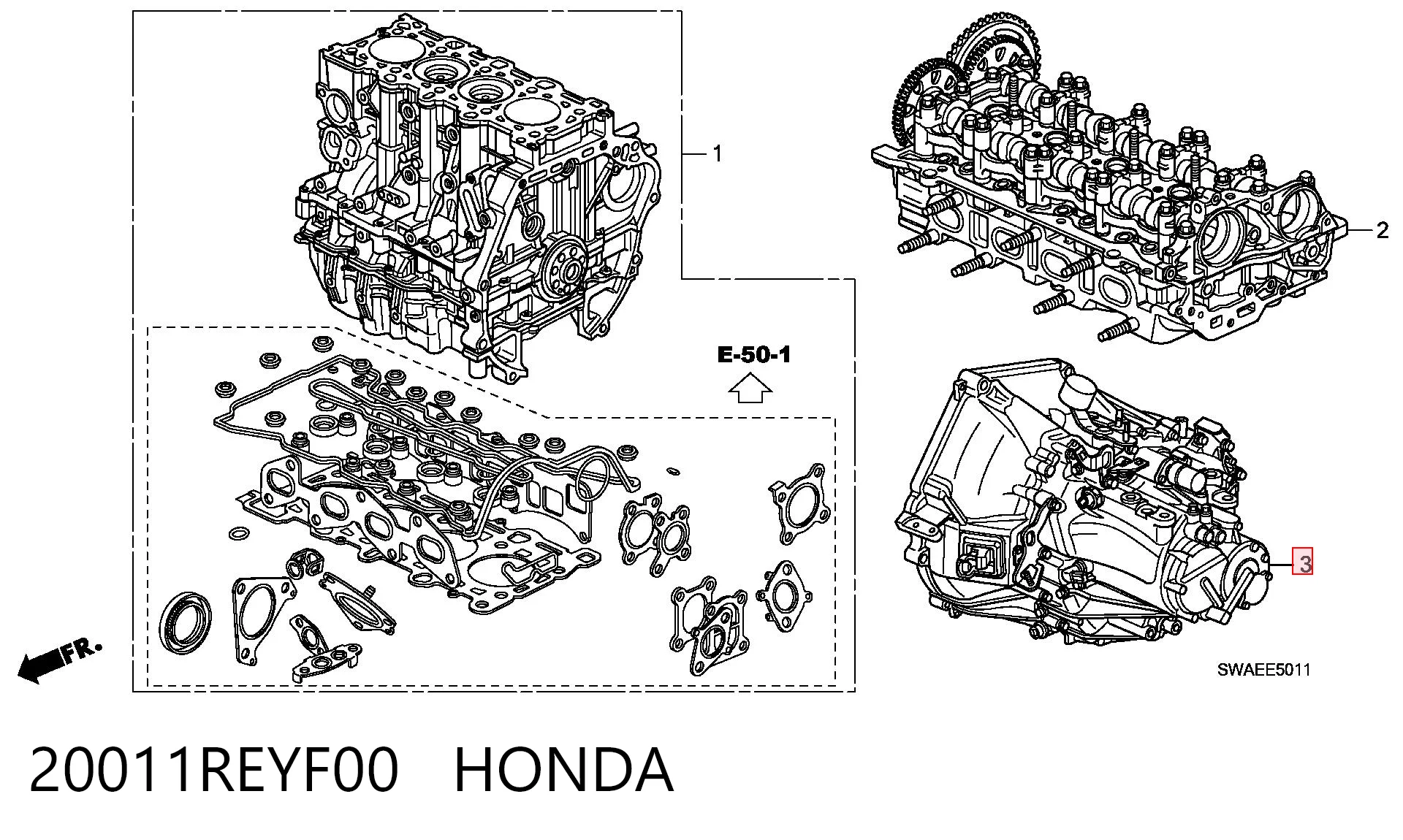 20011REYF00 Honda