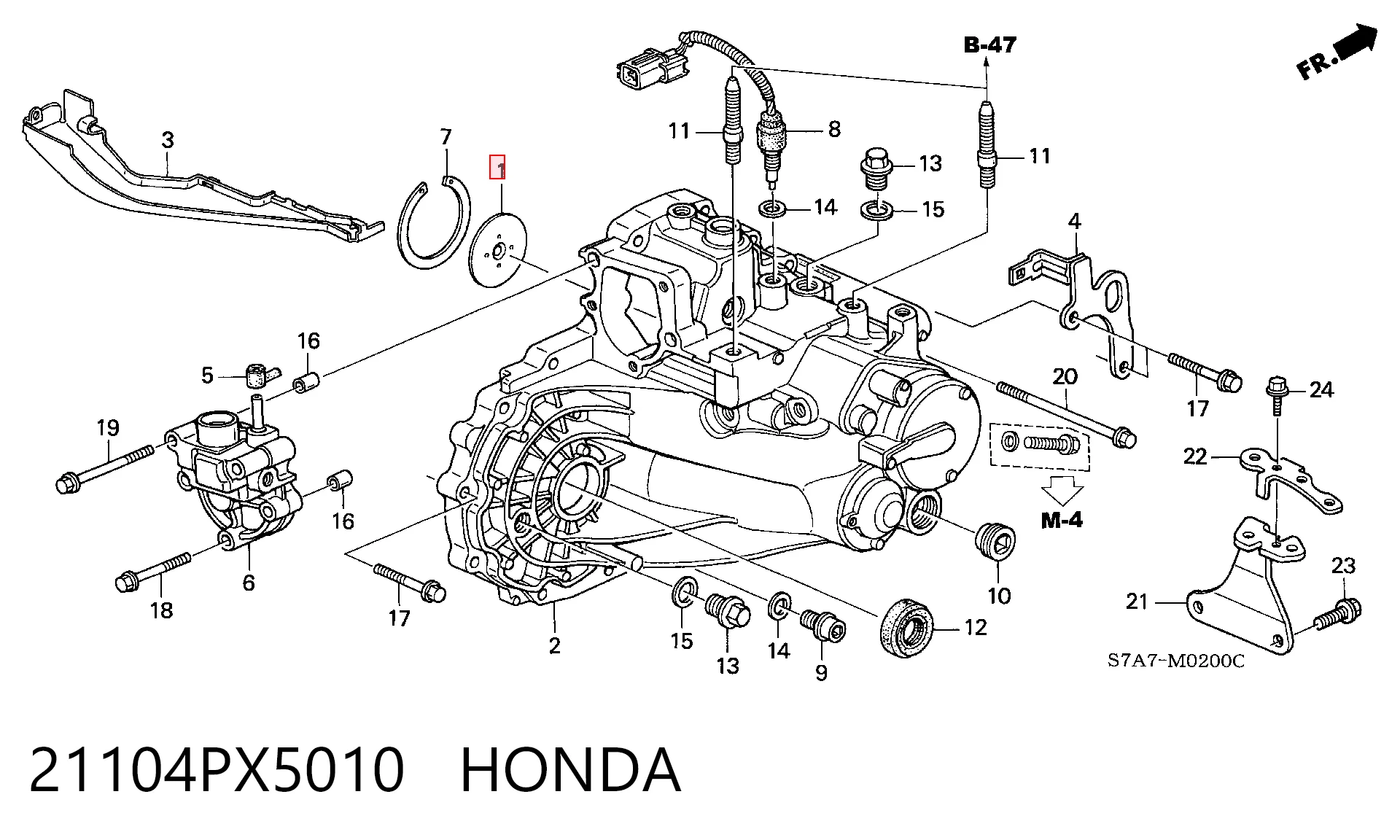 21104PX5010 Honda