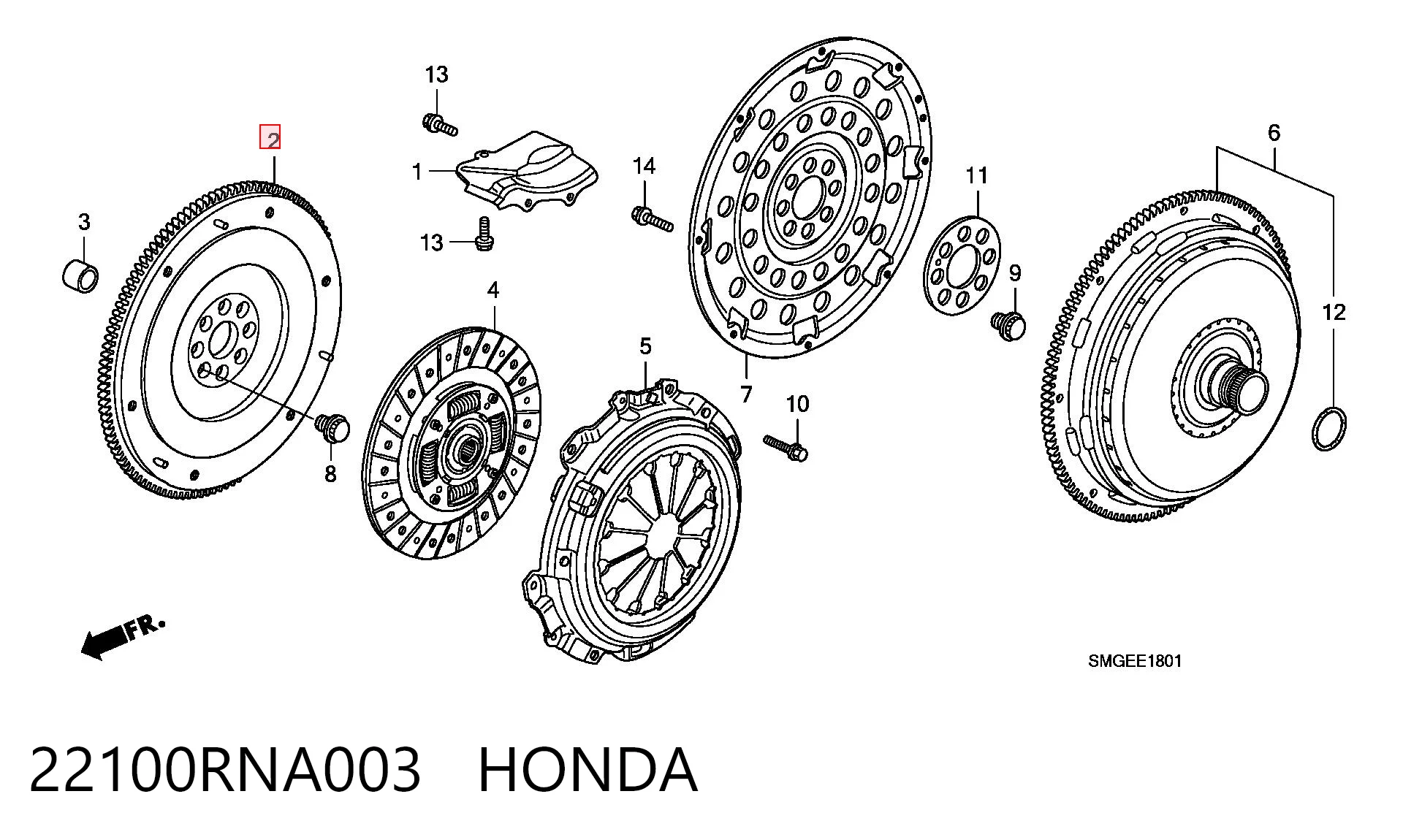 Volante de motor para Honda Civic VIII FD, FA