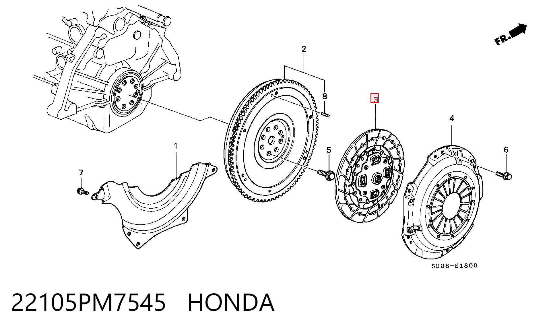 Compre Disco de embraiagem Honda Accord 3