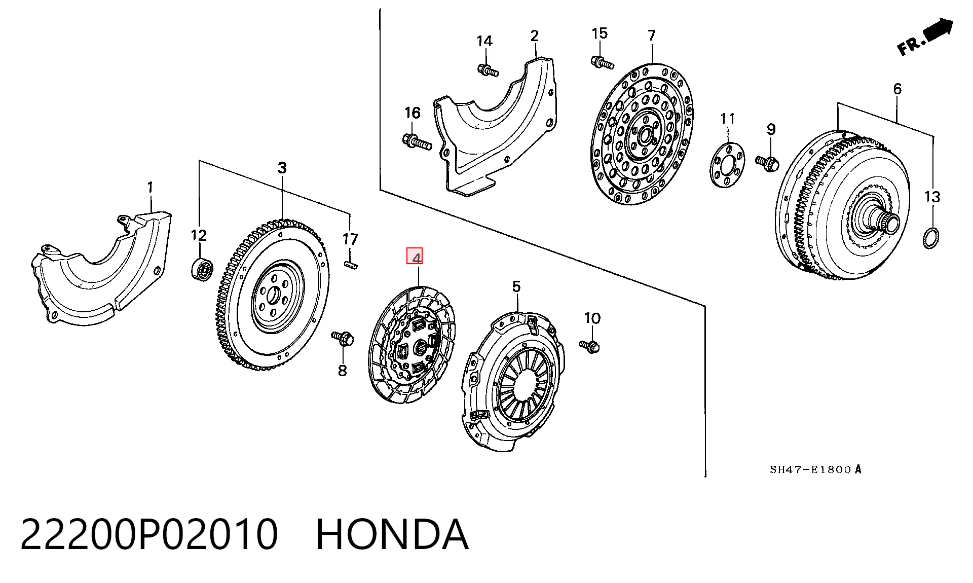  Disco de embraiagem Honda Civic V hatchback (EG) (1991 - 1995) V