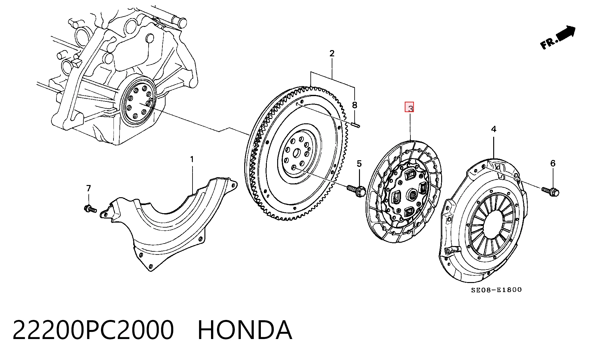 Compre Disco de embraiagem Honda Accord 3