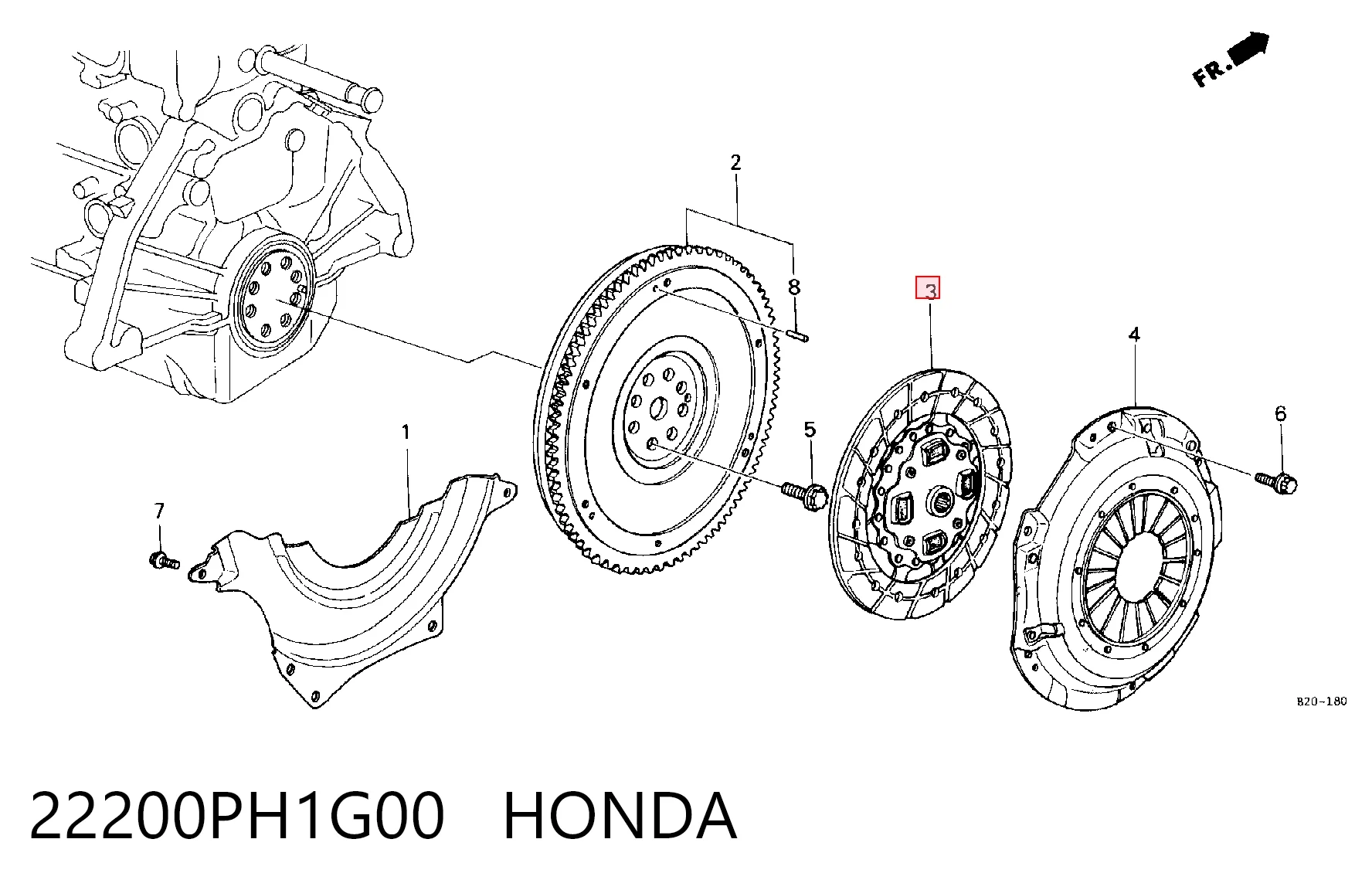 Disco de embraiagem Honda Accord III CA4, CA5 ao melhor preço