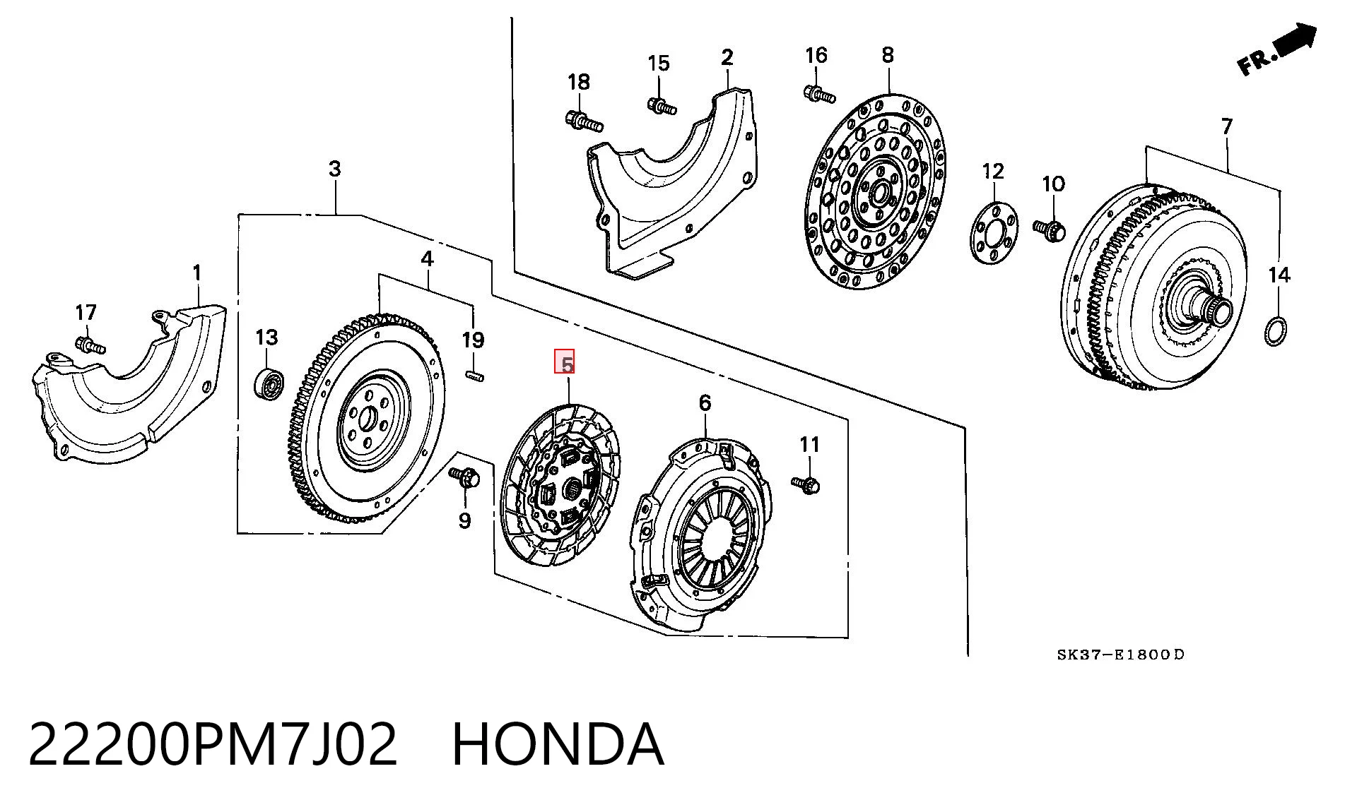 Disco de embraiagem para Honda Civic EG