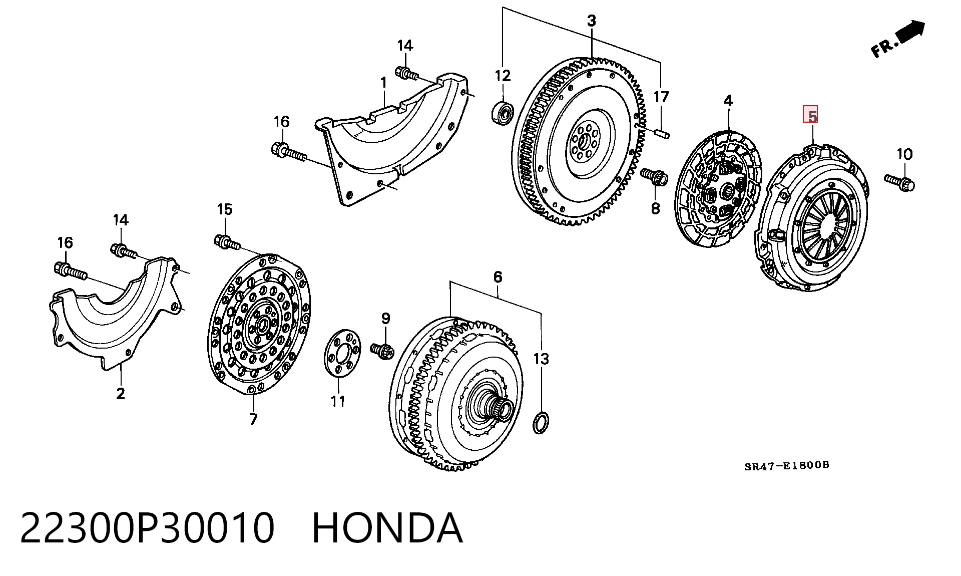 Cesta de embraiagem Honda Civic preço, a partir de 90,28 USD