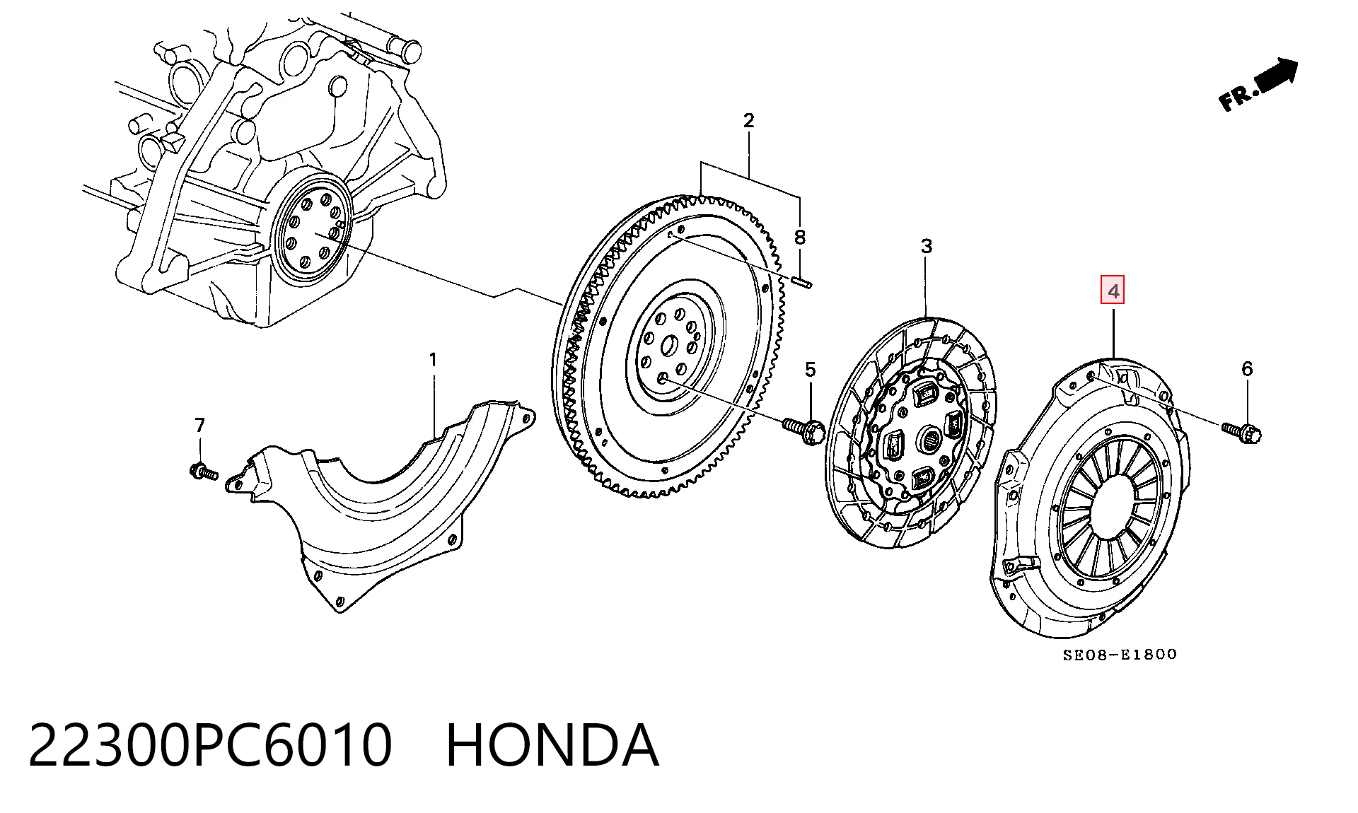 Compre Cesta de embraiagem Honda Accord 3