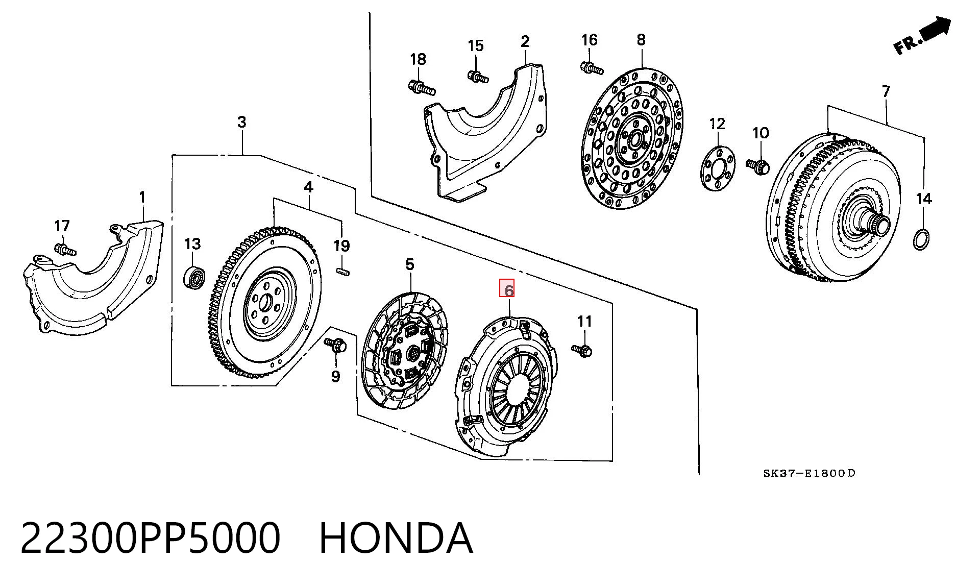 Compre Cesta de embraiagem Honda Civic 6