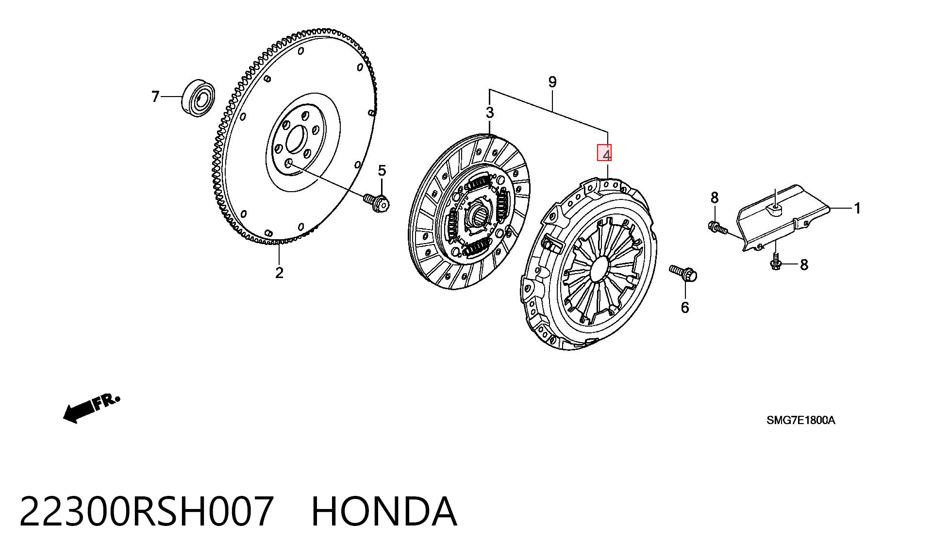 Cesta de embraiagem Honda Civic VIII FK, FN ao melhor preço