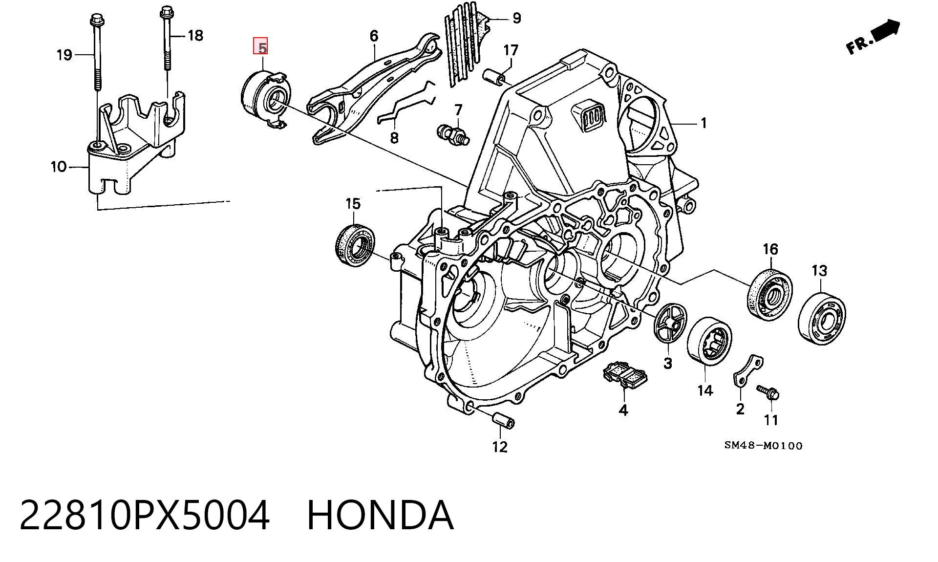 22810PX5004 Honda