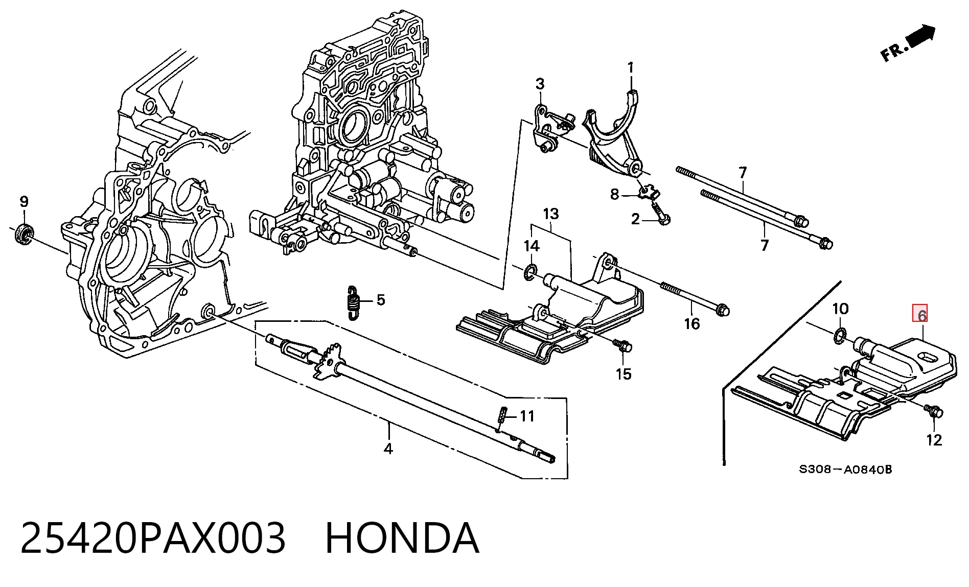 Filtro da Caixa Automática de Mudança para Honda Accord VI CG