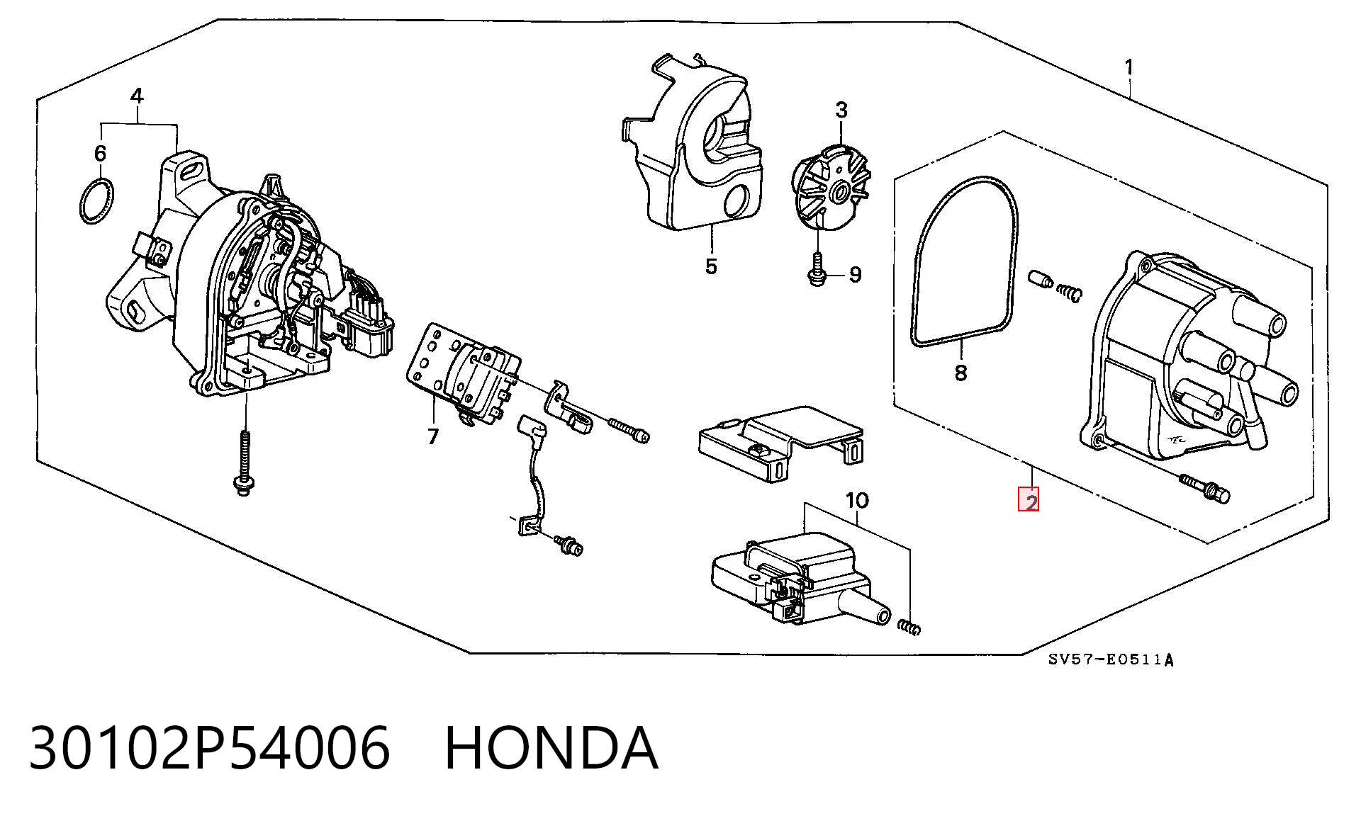 30102P54006 Honda