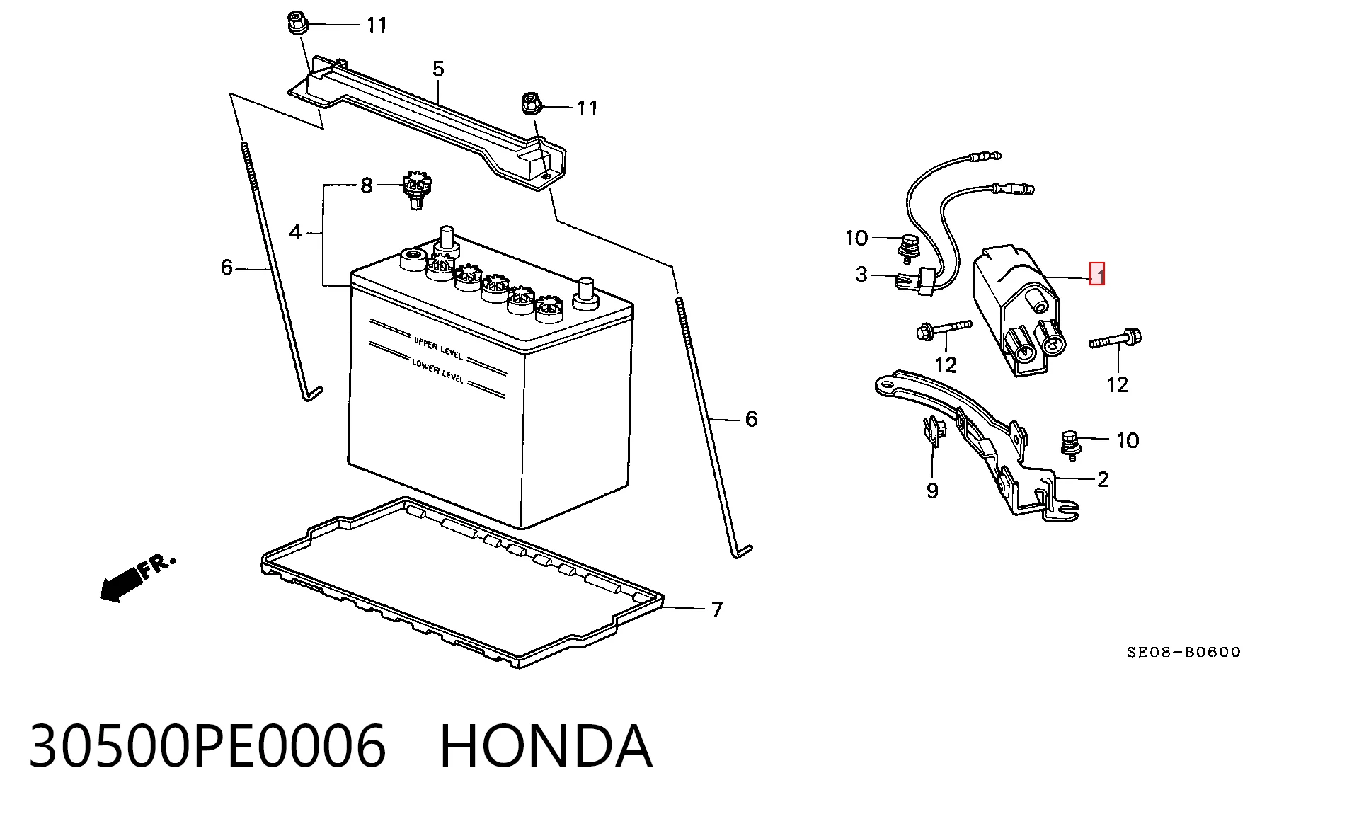 Bobina de ignição para Honda Accord CA4, CA5