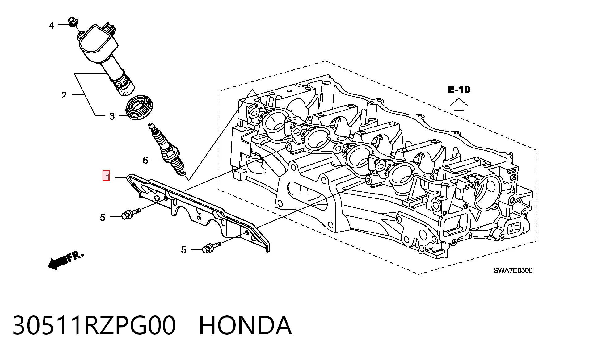 30511RZPG00 Honda