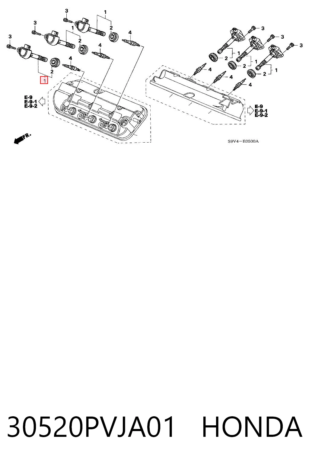 30520PVJA01 Honda Bobina de ignição