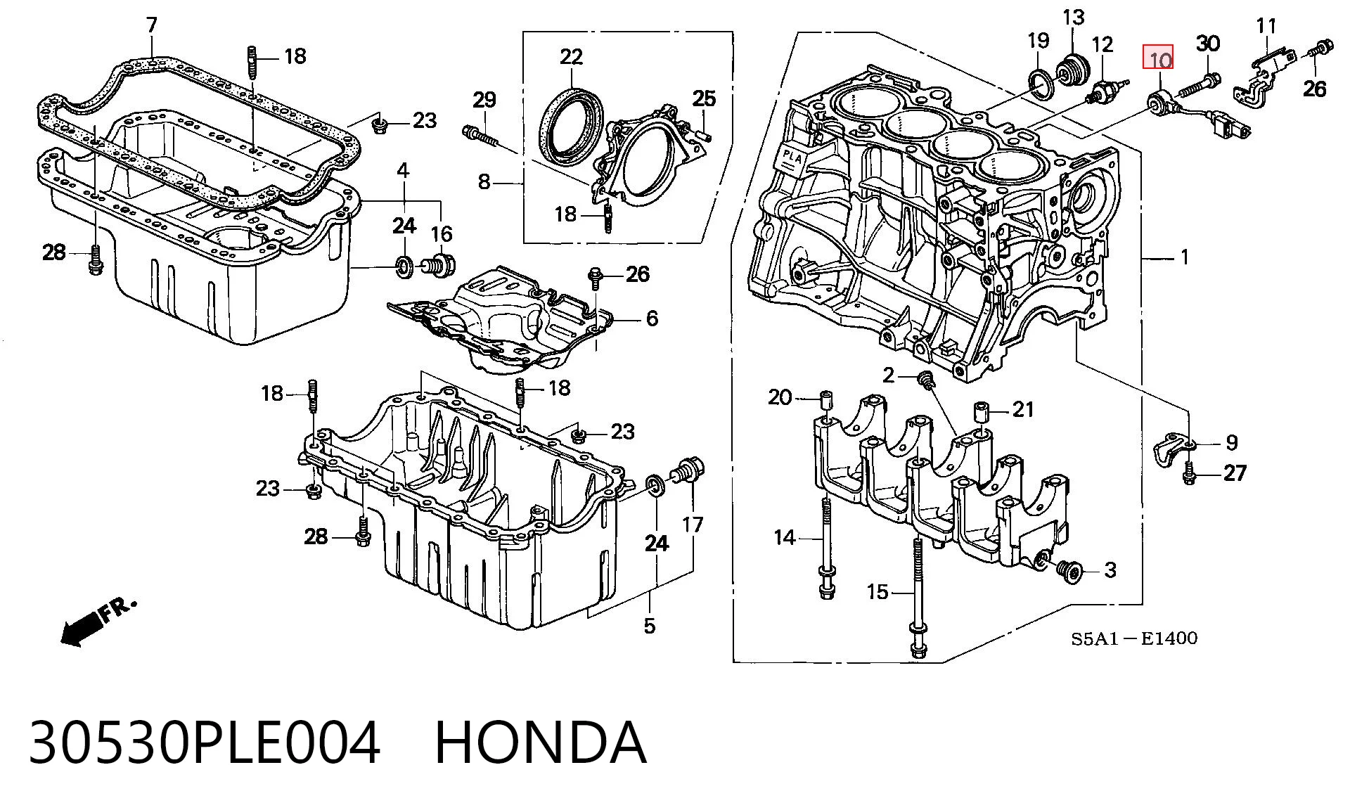 30530PLE004 Honda