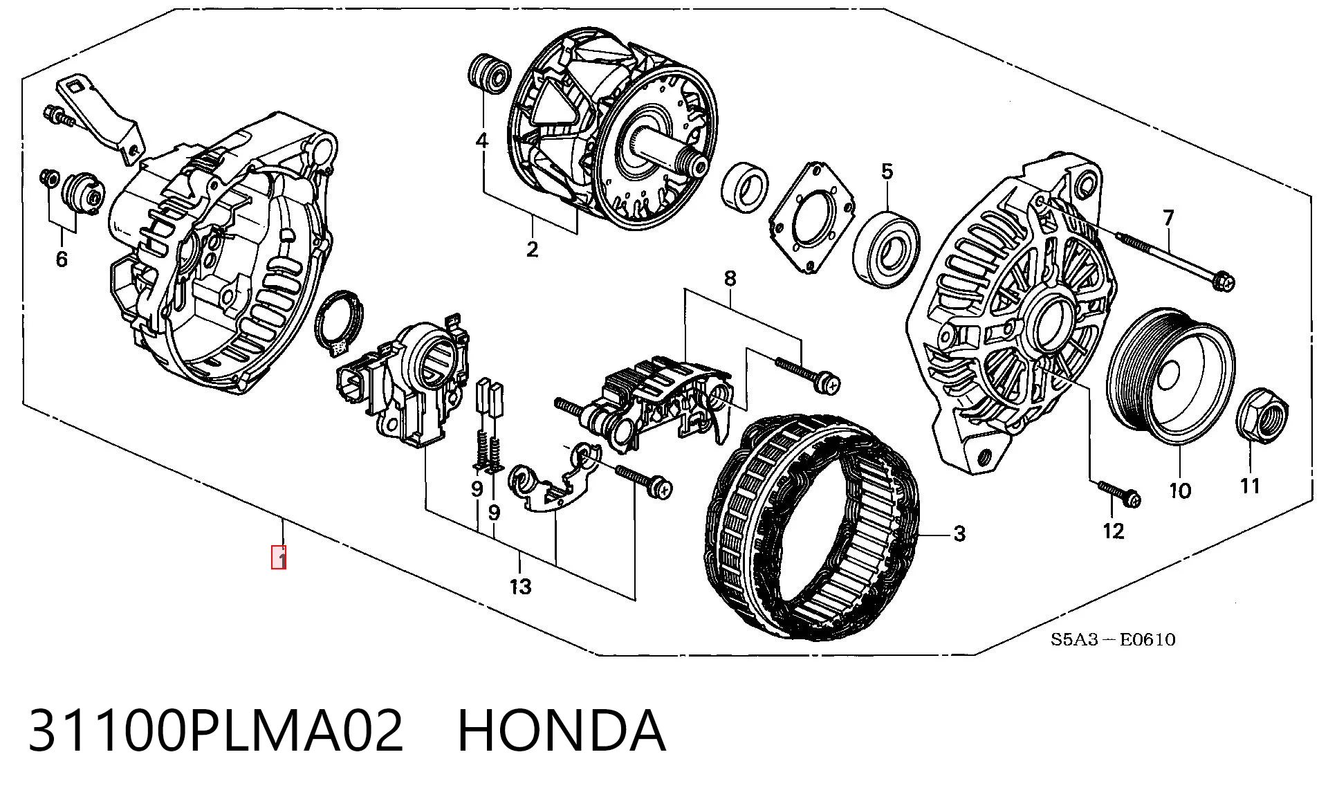 31100PLMA02 Honda Gerador