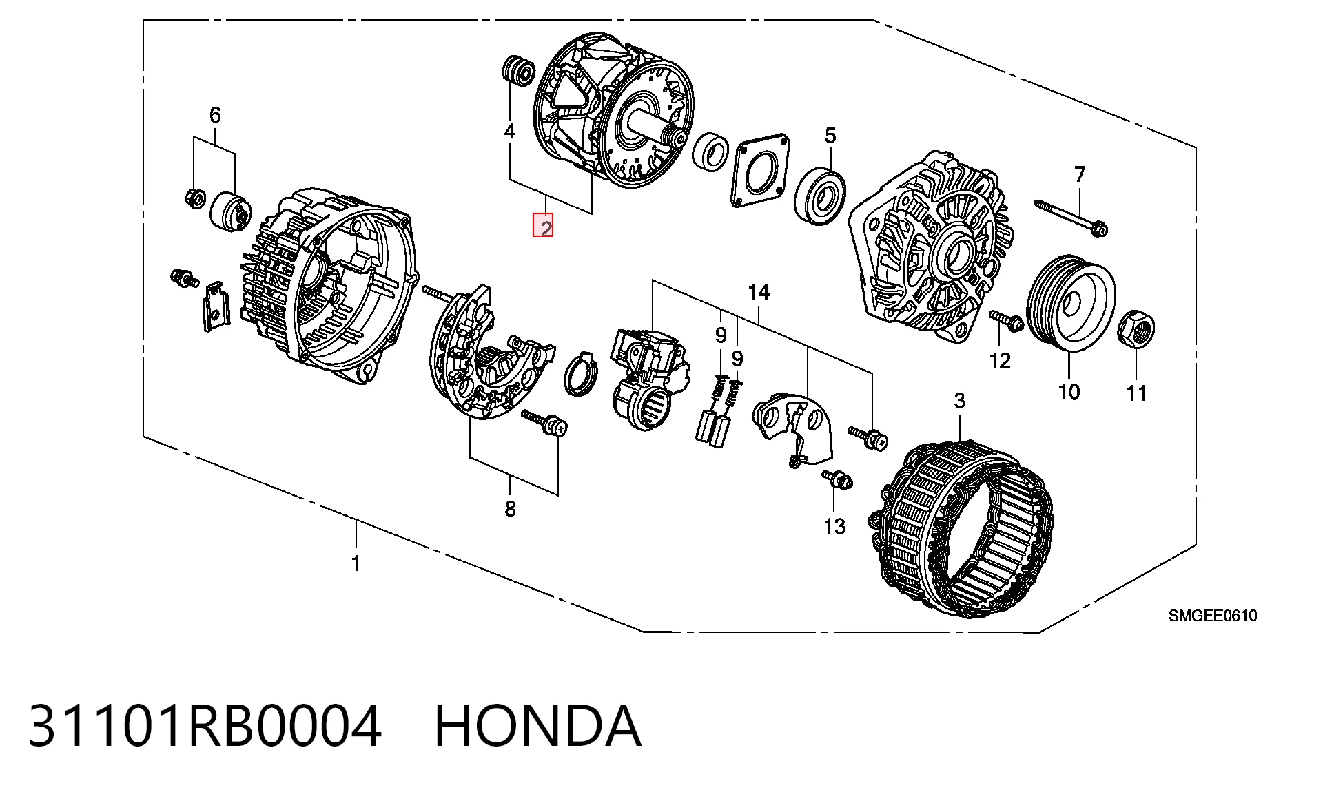 31101RB0004 Honda