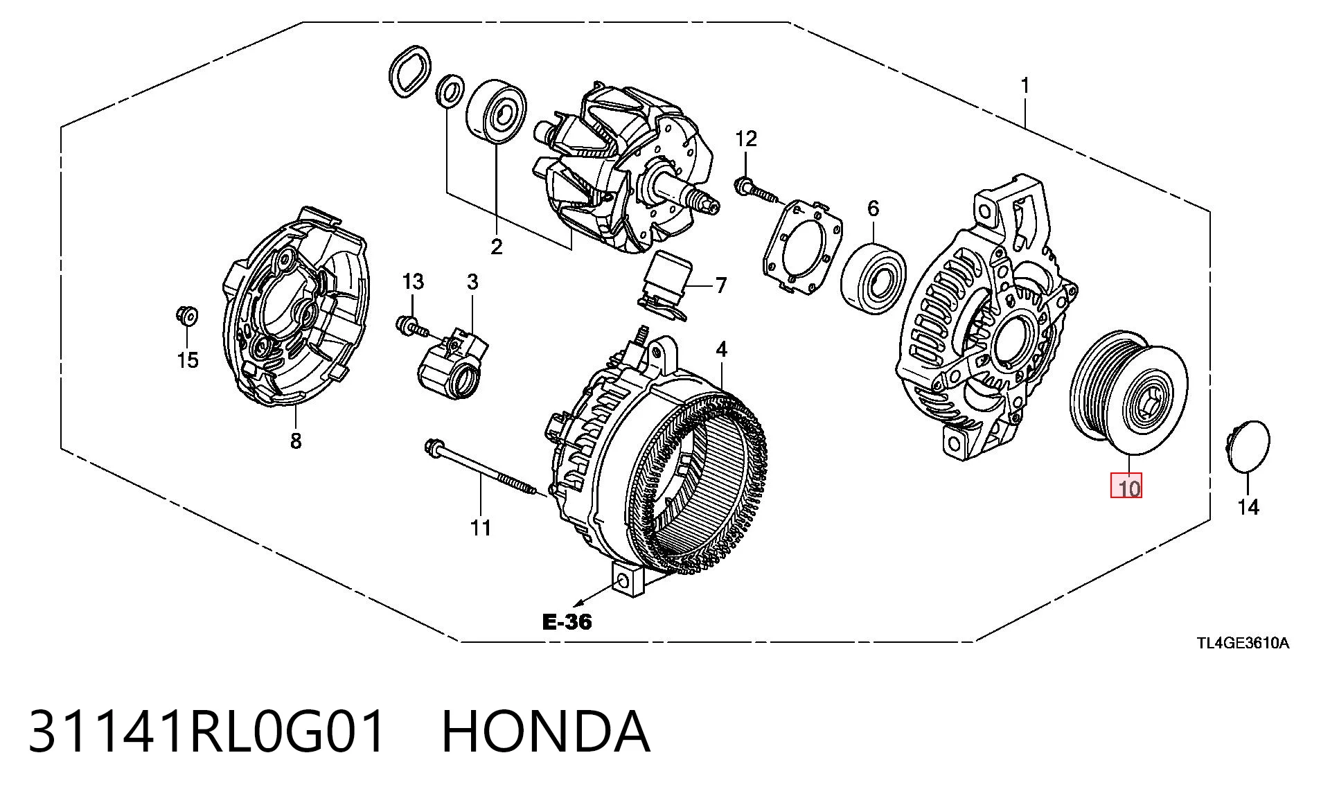 31141RL0G01 Honda
