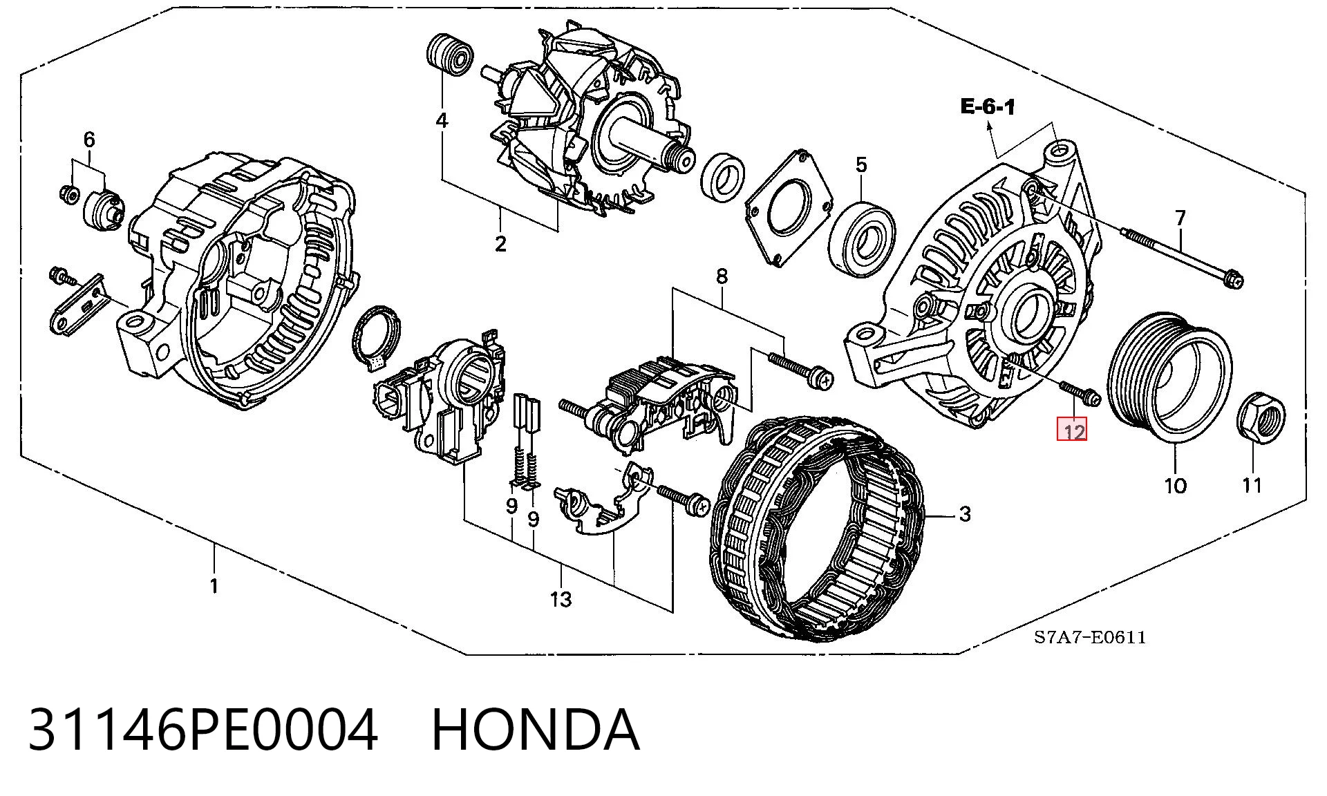 31146PE0004 Honda